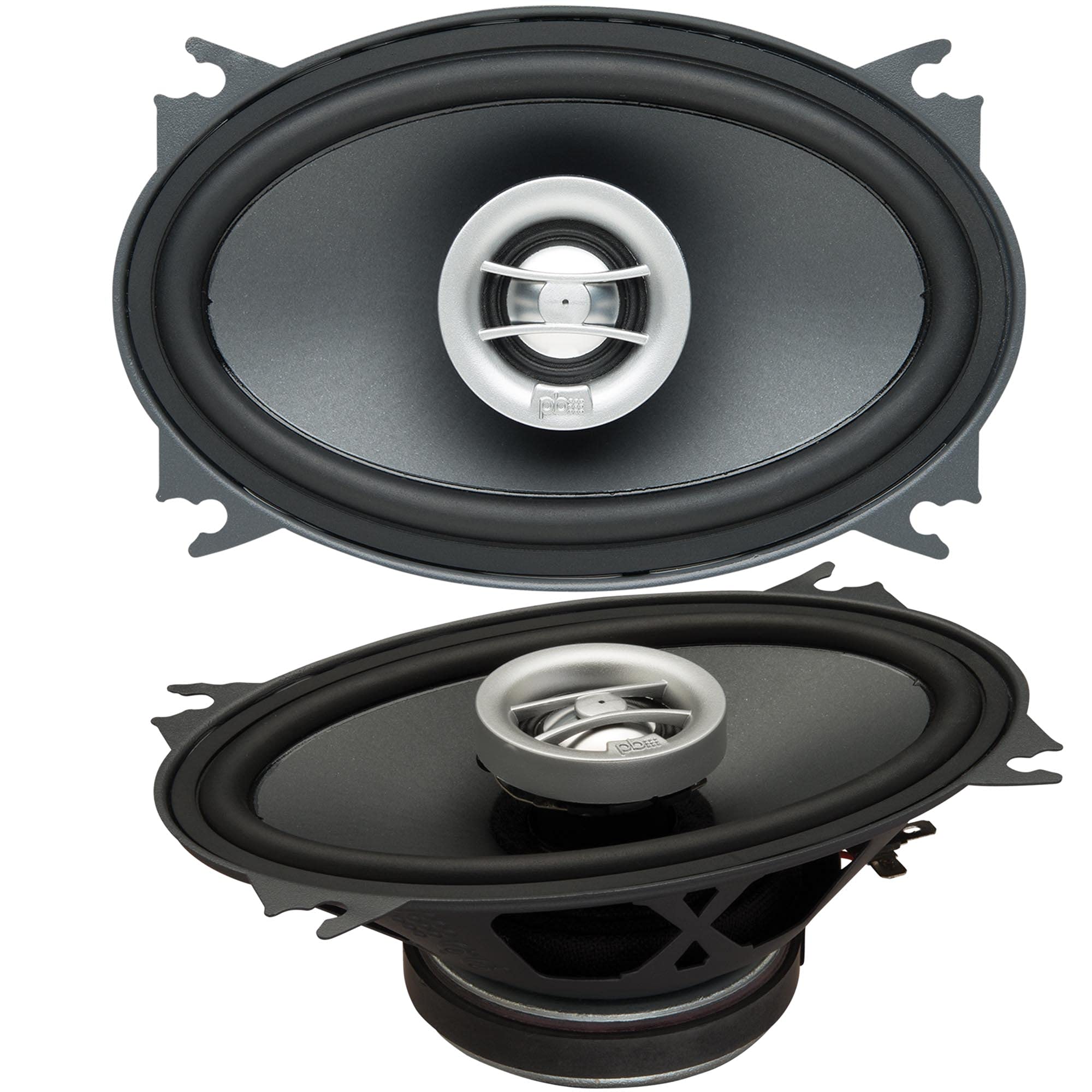PowerBass OE-462-4x6 Coaxial Speakers 2-Ohm - Pair