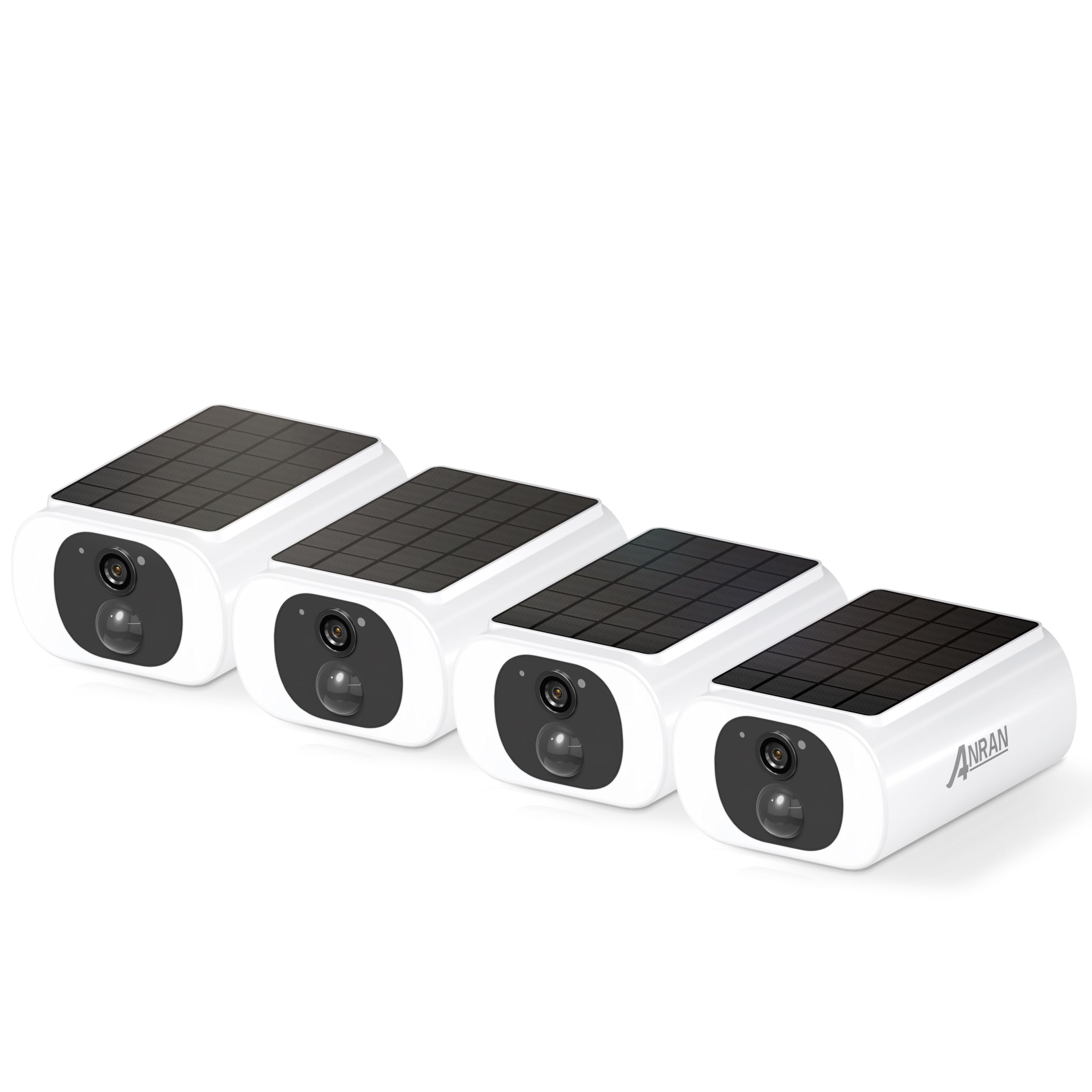 Anran 2K Cameras For Home Security Outside, Solar Security Cameras Wireless Outdoor, Battery Powered Wifi Surveillance With Huma