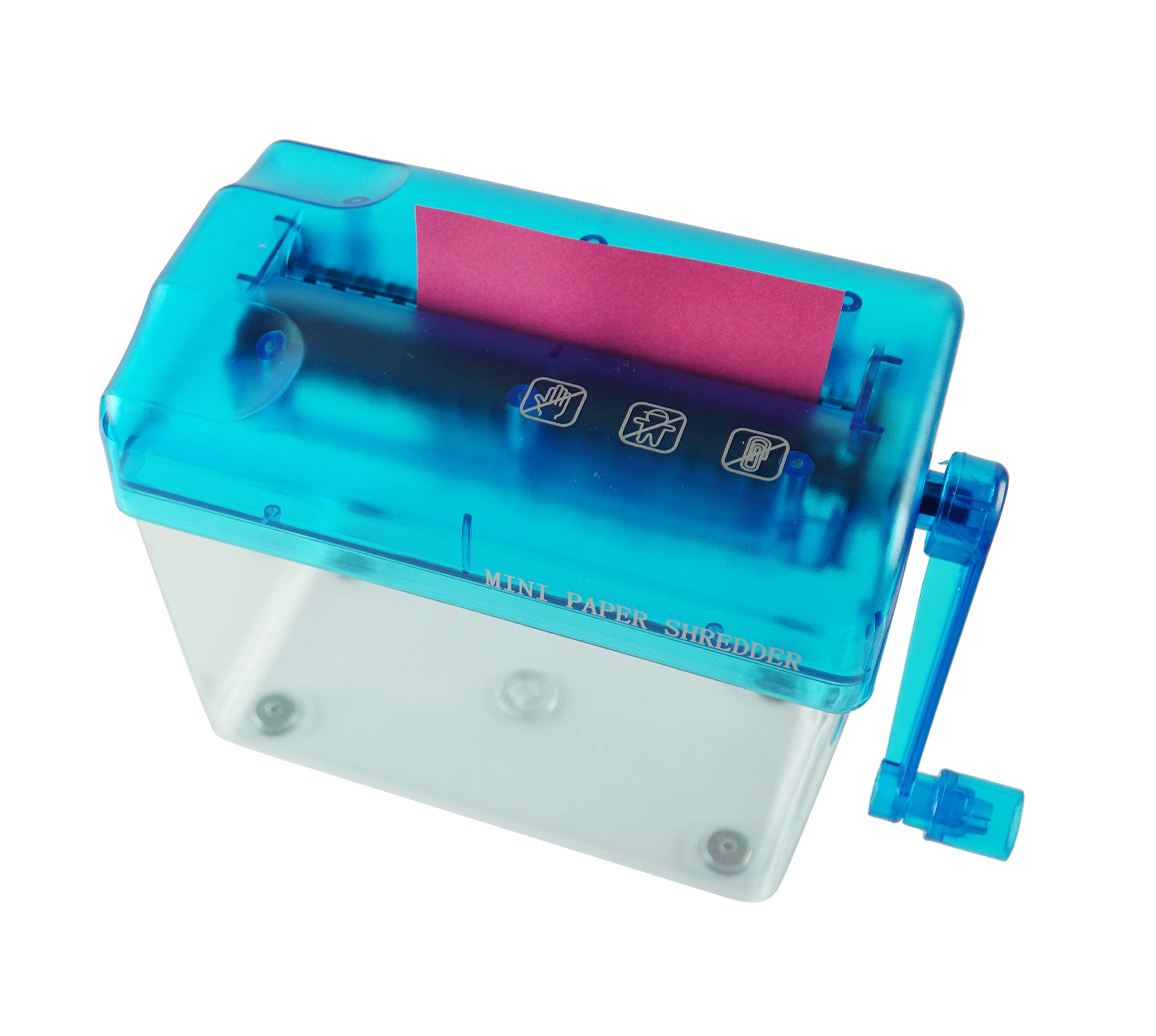 Home X Hand Crank Paper Document Shredder, Office And Teaching Supplies
