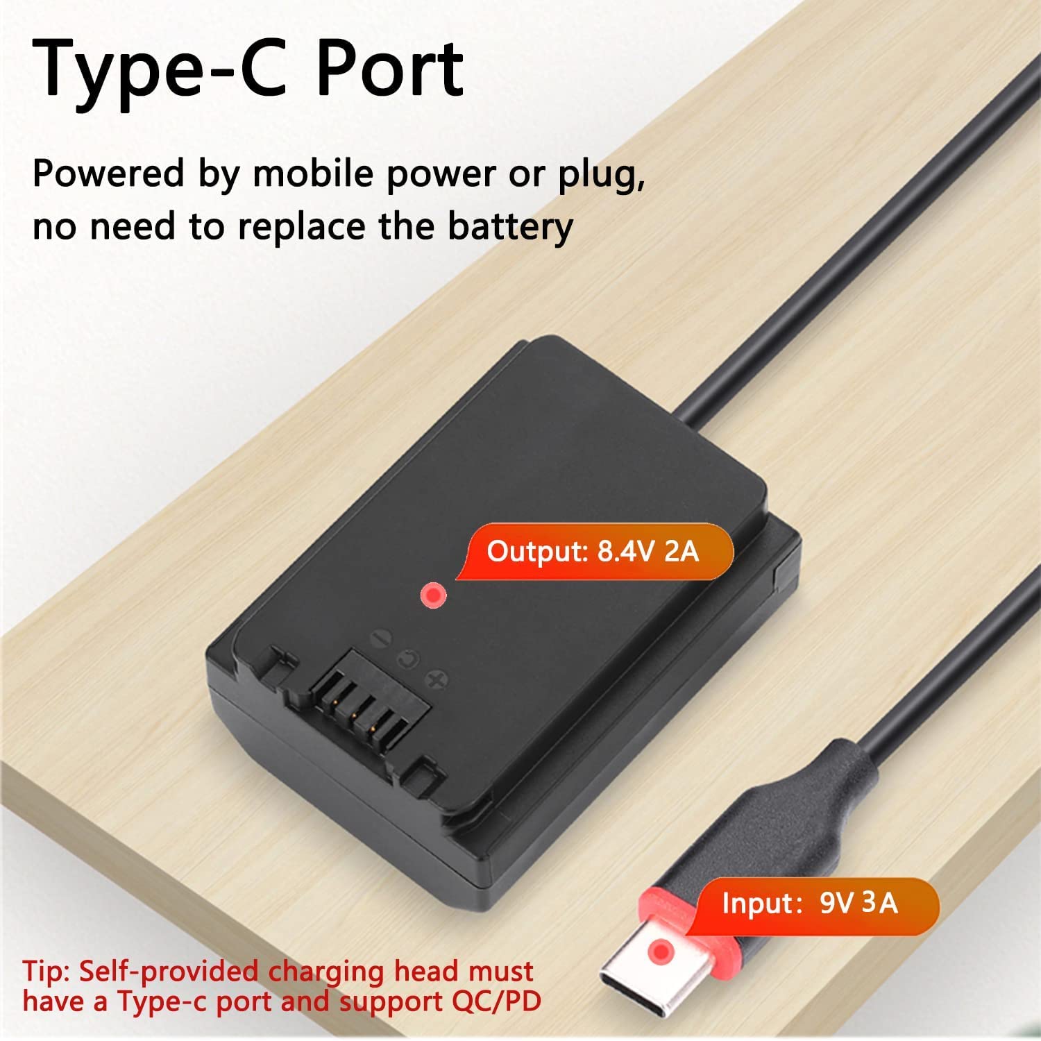 King Ma Np Fz100 Dummy Battery Decoded Np Fz100 Battery Replacement With Type C Spring Power Adapter Cable For Sony Alpha Fx3 A7