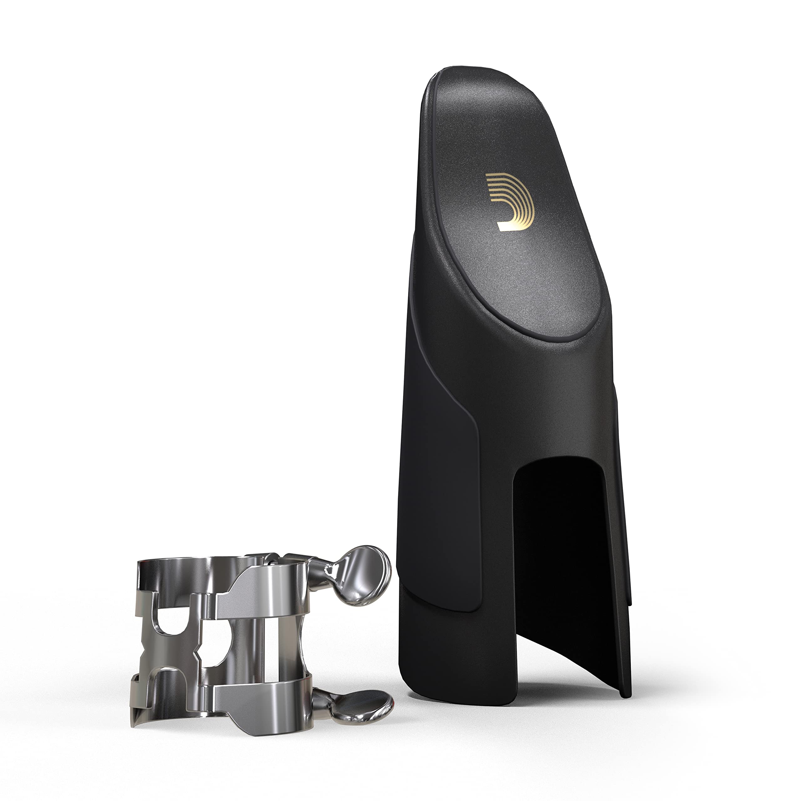 DAddario H-Ligature & Cap, Alto Sax, Silver-plated