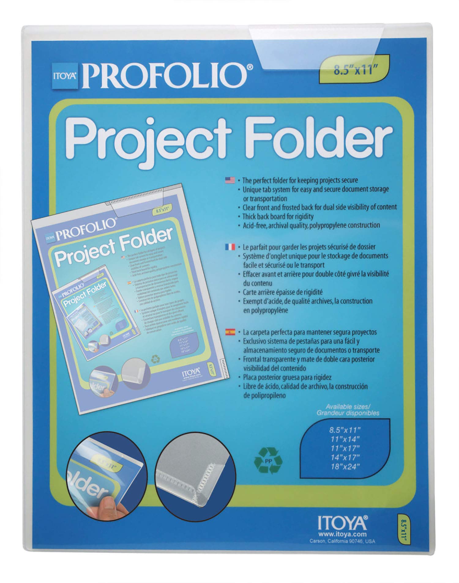 Profolio By Itoya, Project Folder   11 X 17 Inches