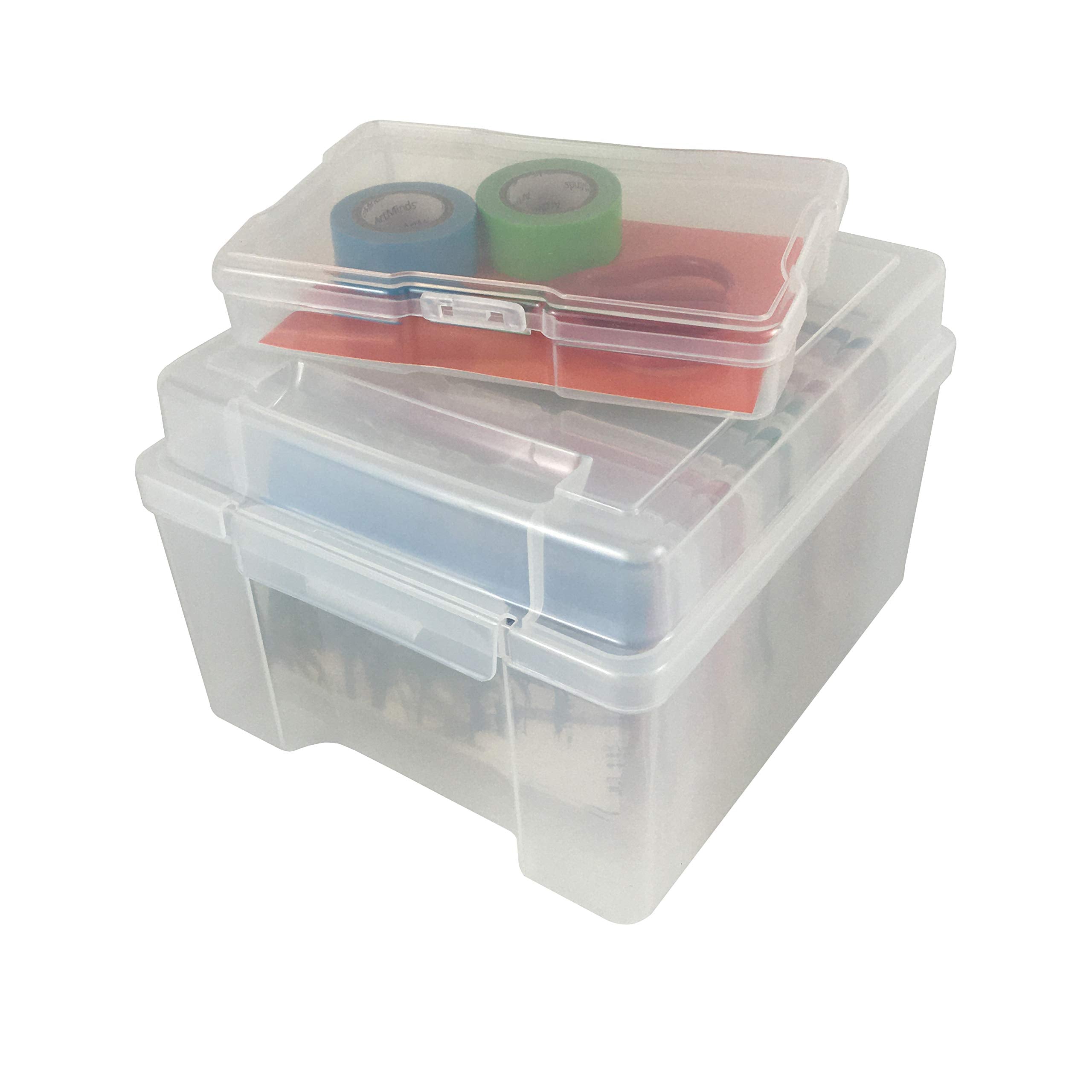 Photo Storage Box With 4   X6    Inner Photo Organizer Cases   6 Protective Inner Photos Storage Containers To Protect From Dust
