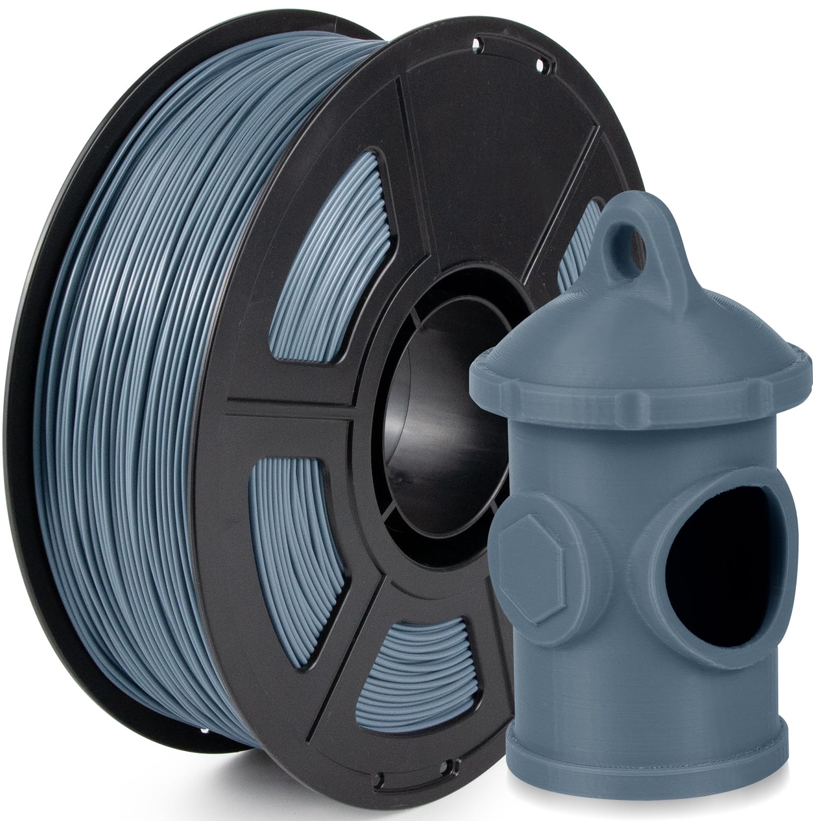 Isanmate Asa Filament 1.75Mm Bluish Grey 1Kg, Uv & Weather Resistant 3D Printer Filament Perfect For Outdoor Functional Parts, D