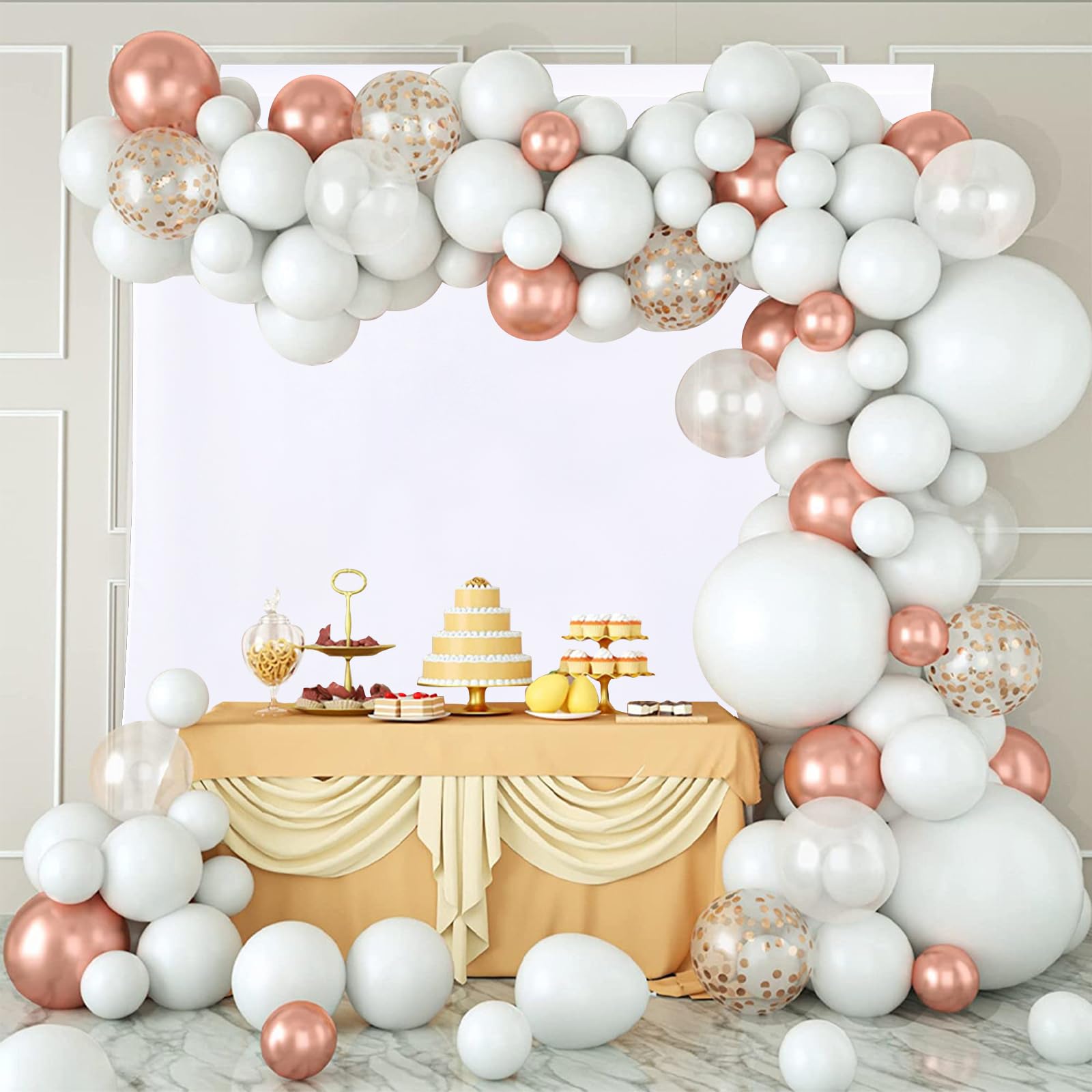 Sugargirl White Backdrop Background For Photography, 8X10Ft Photo Backdrop White Screen Photo Booth Backdrop For Photoshoot Part