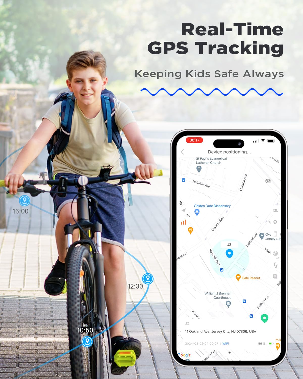 2025 Smart Watch For Kids 6-12 [Kids Gps Tracker/Video Call] Smart Watches Boys Girls Phone Watch, School Mode, Safety Alert, Gp