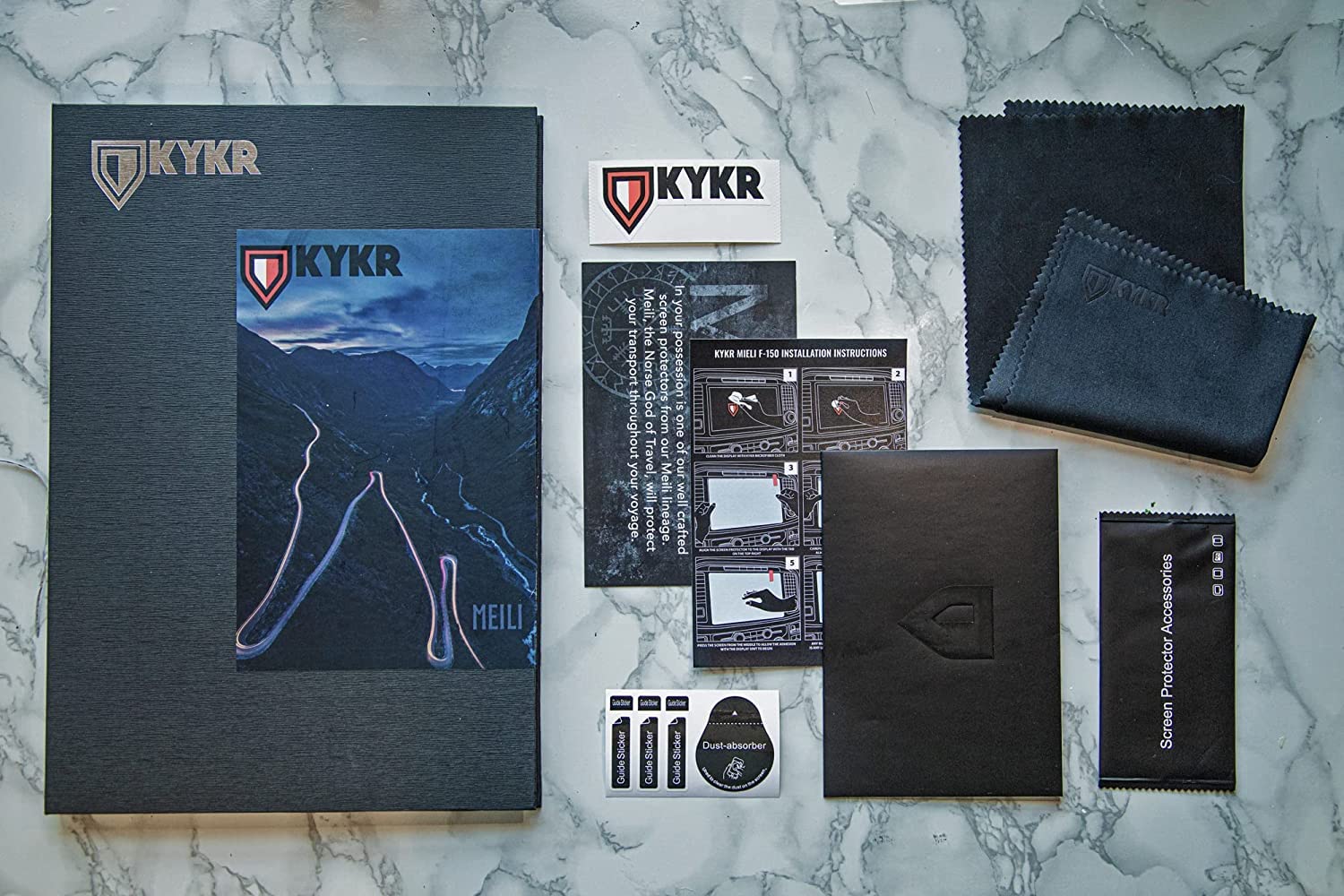 Kykr 12� Tempered Glass Screen Protector For 2019 2025 Dodge Ram 1500, 2500, 3500, 9H Hardened, Anti Glare, And Anti Scratch Glass, Easy To Apply, Water Resistant Car Accessories, Gloss