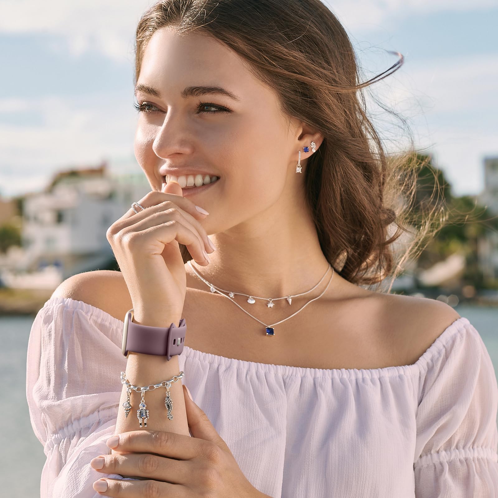 Daqin Sport Band Compatible With Apple Watch Band 40Mm 38Mm 41Mm 42Mm 44Mm 45Mm 46Mm 49Mm Women Men, Soft Silicone Waterproof St