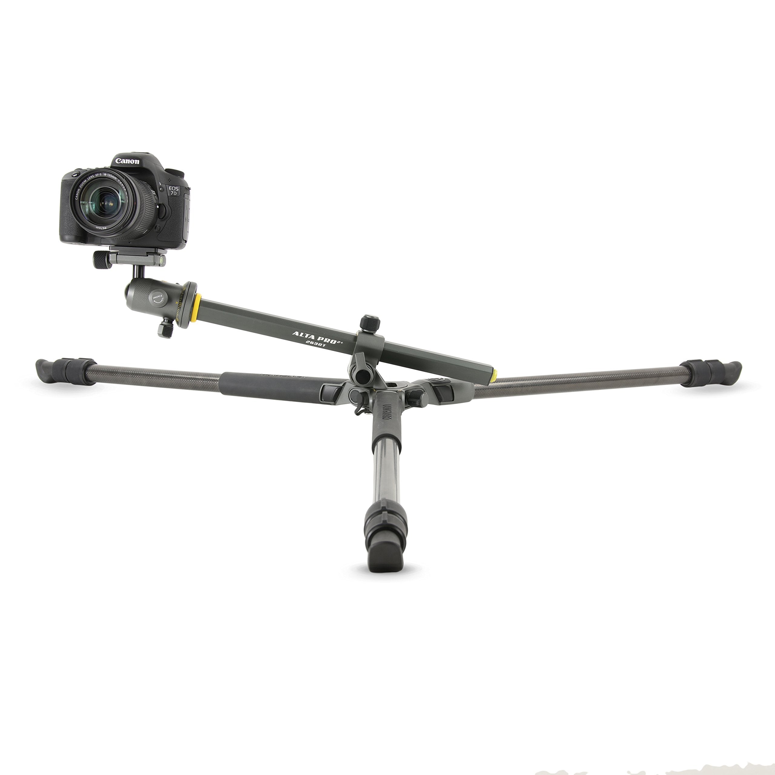 Vanguard Alta Pro 2+ 263Cb 100 Carbon Fiber Tripod With Alta Bh 100 Ball Head And Multi Angle Center Column For Sony, Nikon, Canon Dslr Cameras