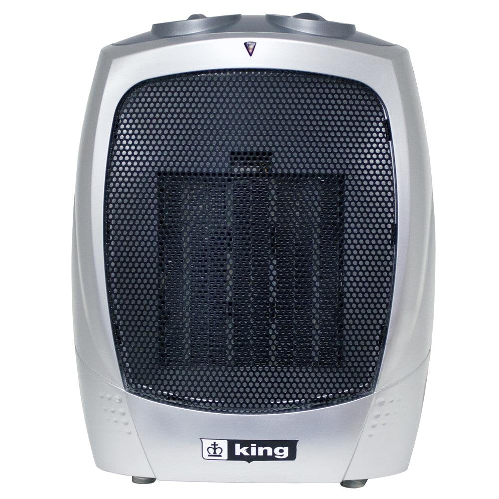 King Electric Ph 2 1500 Watt Portable Ceramic Heater, Silver