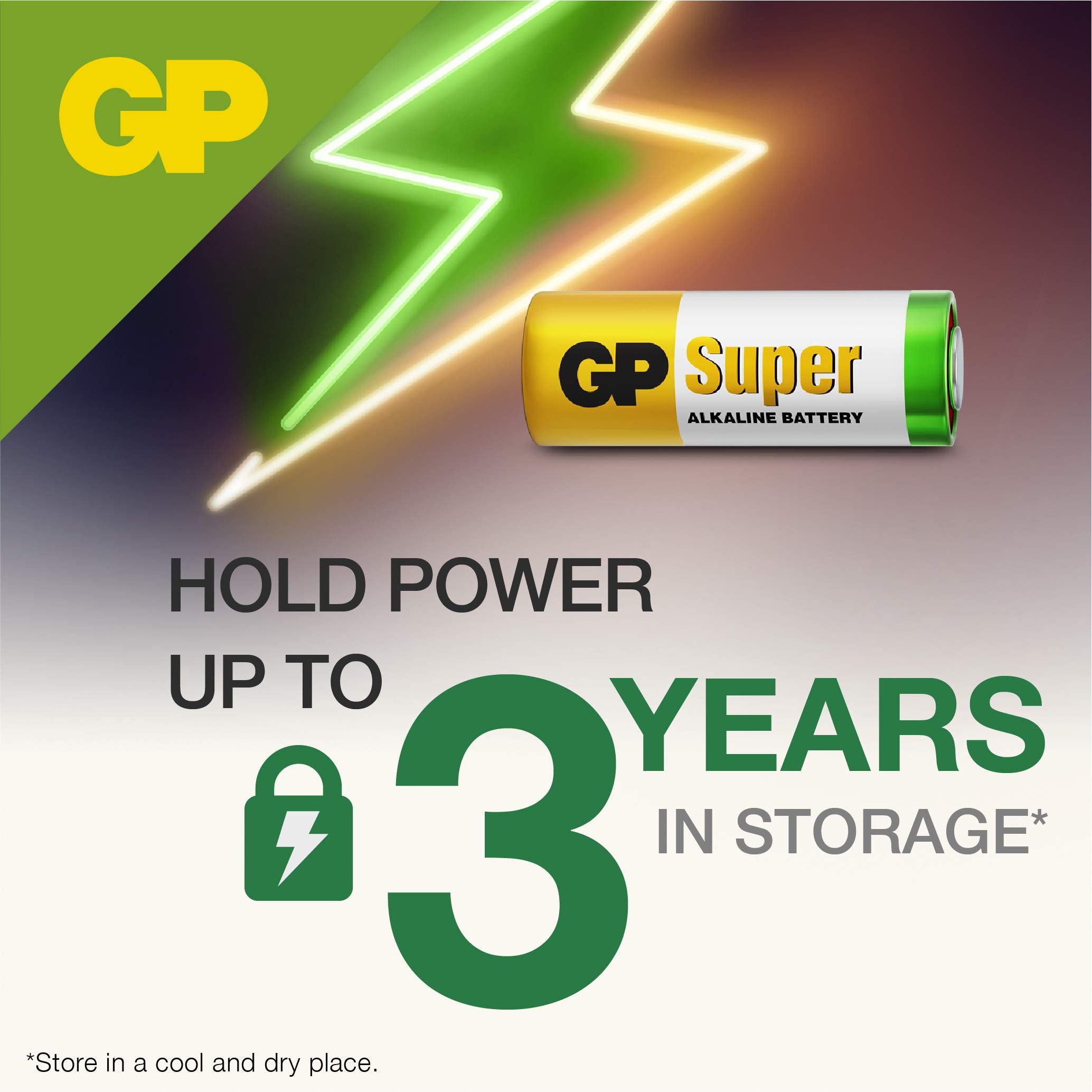 Gp Batteries 27A 12 V High Voltage Alkaline Battery, 10027Ac1