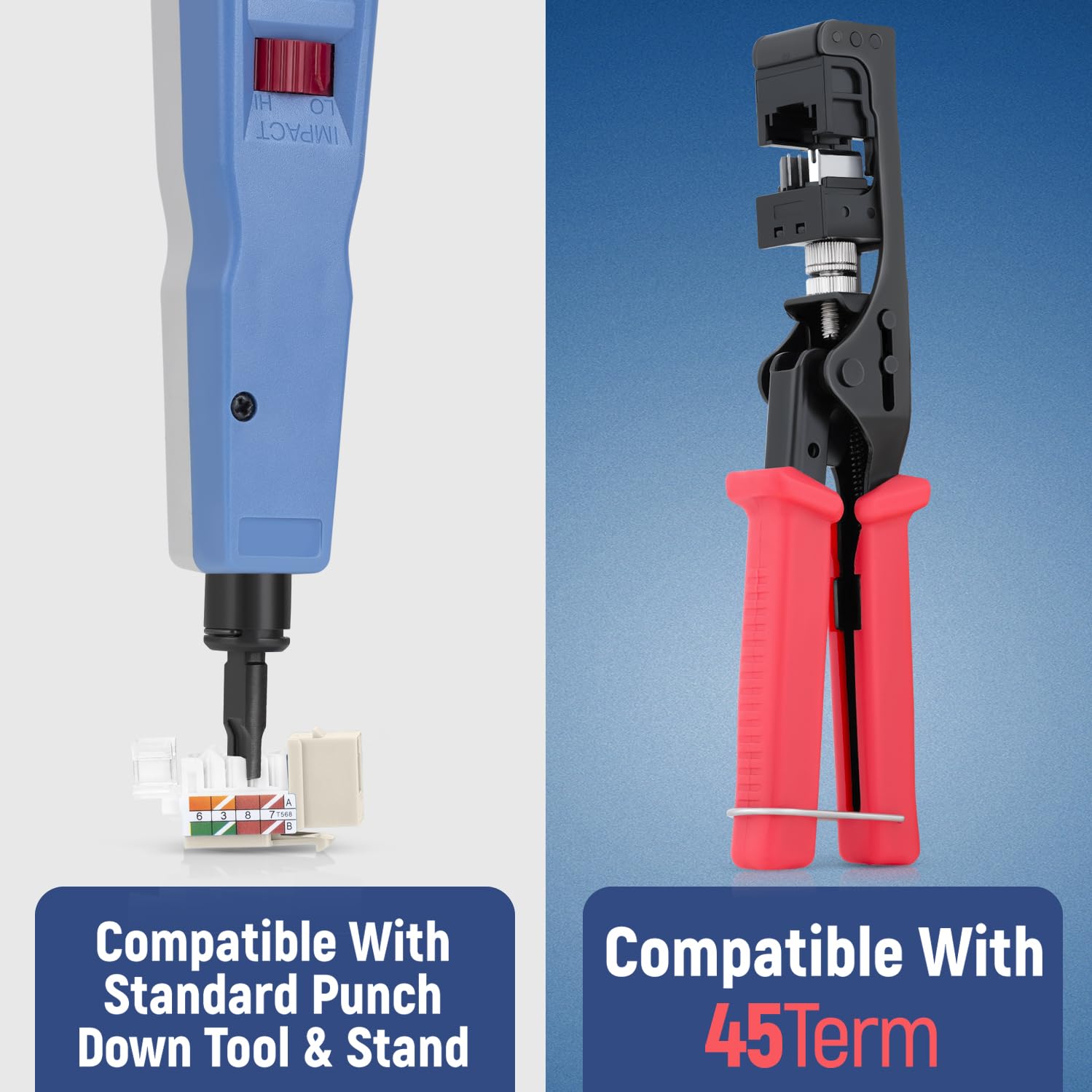 Everest Media Solutions 45 Angled Cat6 Keystone Jack In Light Almond   Slim Profile Rj45 Ethernet Connector   Compatible With 45