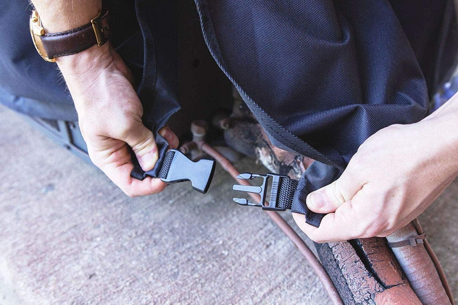 Sturdy Covers Ac Defender   Full Mesh Air Conditioner Cover   Ac Cover   Outdoor Protection