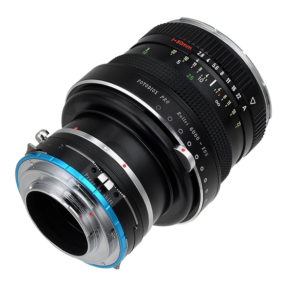 Fotodiox Pro Lens Mount Shift Adapter Rollei 6000 (Rolleiflex) Mount Lenses To Fujifilm X-Series Mirrorless Camera Adapter - Fit