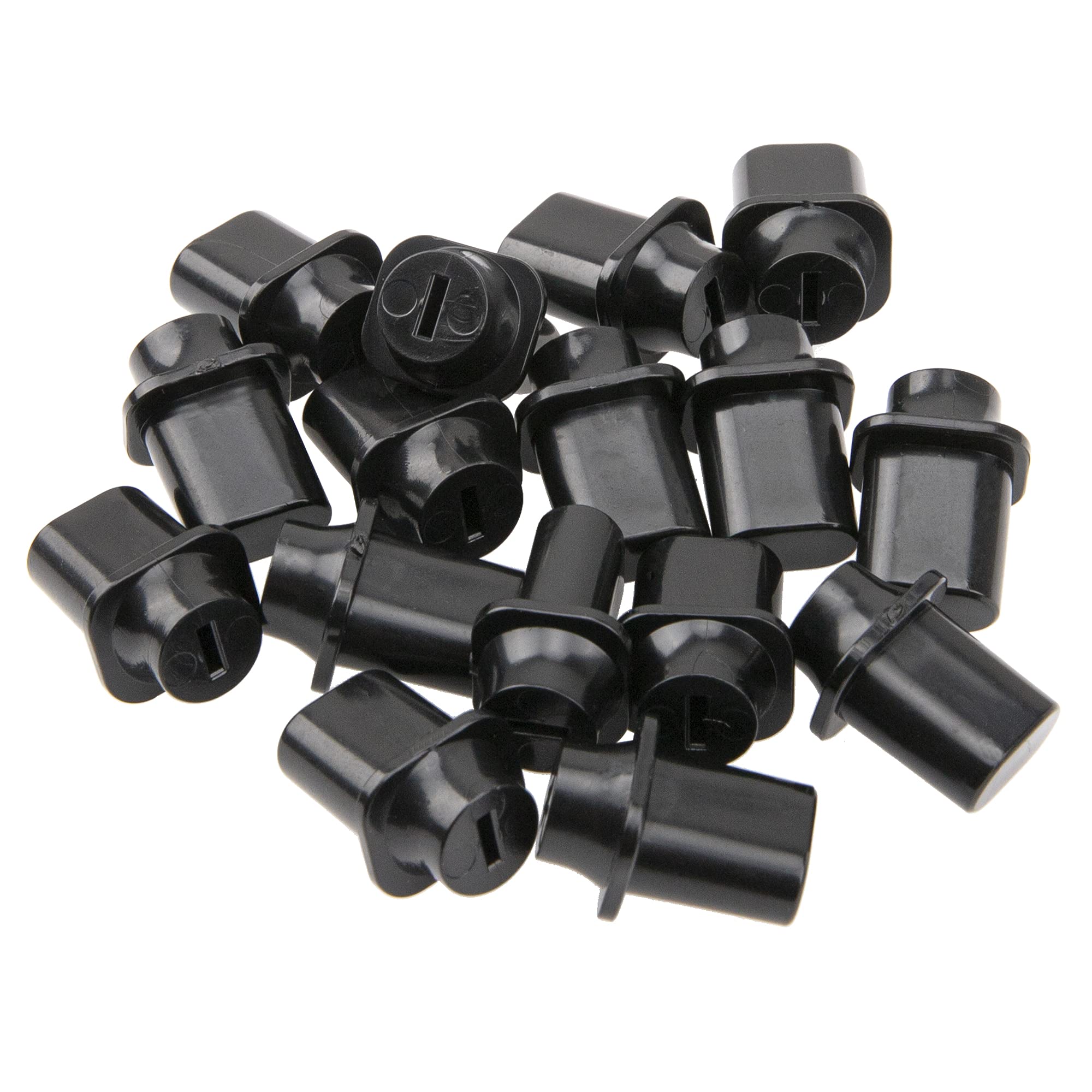 16Pcs Yootones Top Pickup Selector Switch Tips Compatible With Telecaster Tele Electric Guitar (Black)
