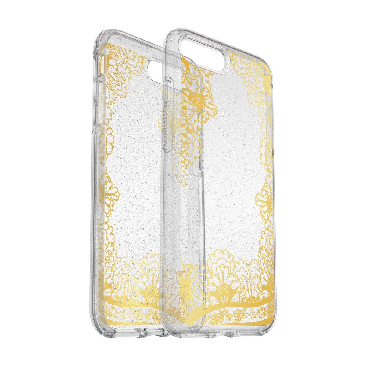 Otterbox Symmetry Series Case For Iphone 8 Plus & Iphone 7 Plus   Gold Lace Clear