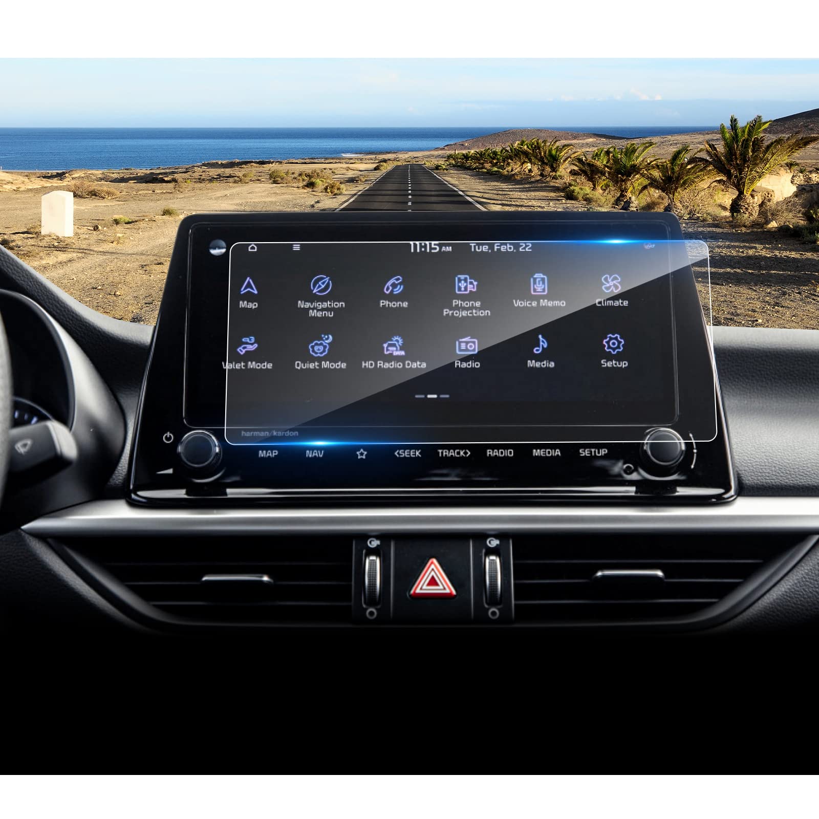 Coleya 2022 2023 2024 Forte Screen Protector For Kia Forte (Gt Line/Gt/Gt Manual) 10.25 Inch Touch Screen, 9H Tempered Glass 202