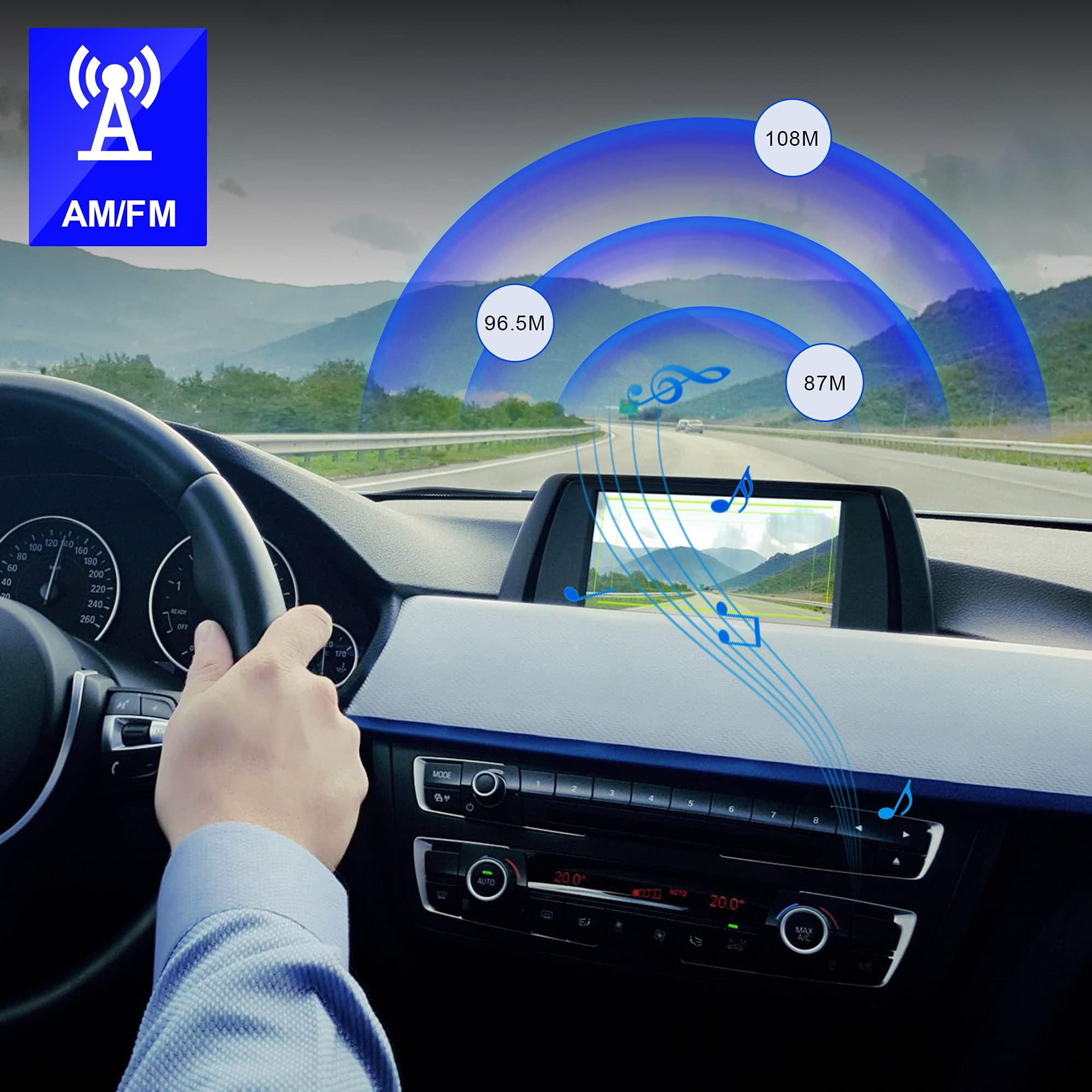 Vofono Antenna For Toyota Tacoma Tundra Fj Cruiser Accessories 2000 2023 2024 2025, Toyota Antenna Replacement, 13 Inch Truck Toyota Tacoma Tundra Antenna Upgrade Car Radio Fm Am Reception