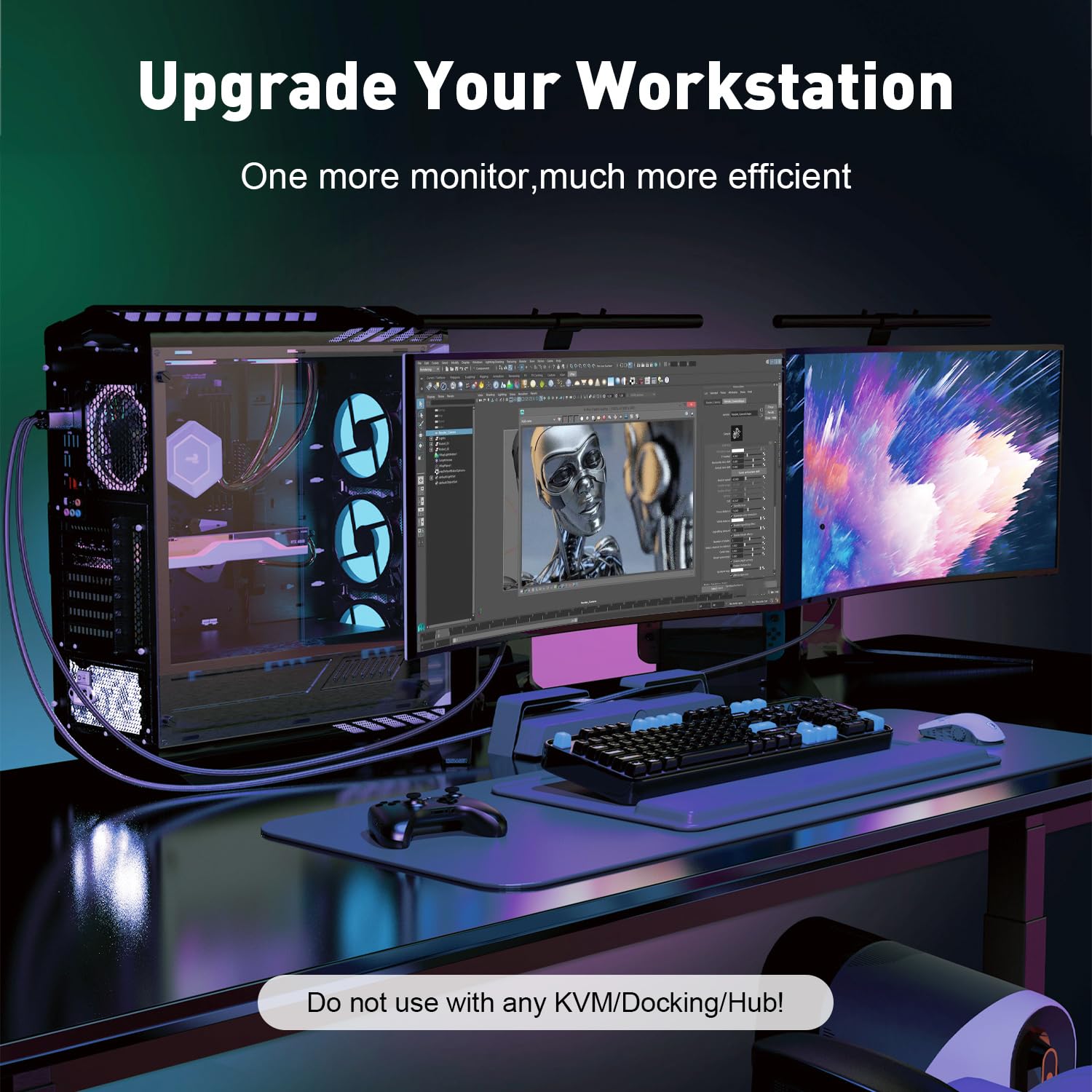 Uantin Hdmi To Vga Cable Adapter 10Ft |Anti Interference Gold Plated Plugs| 1080P Aluminum Hdmi Source To Vga Display Braided Co