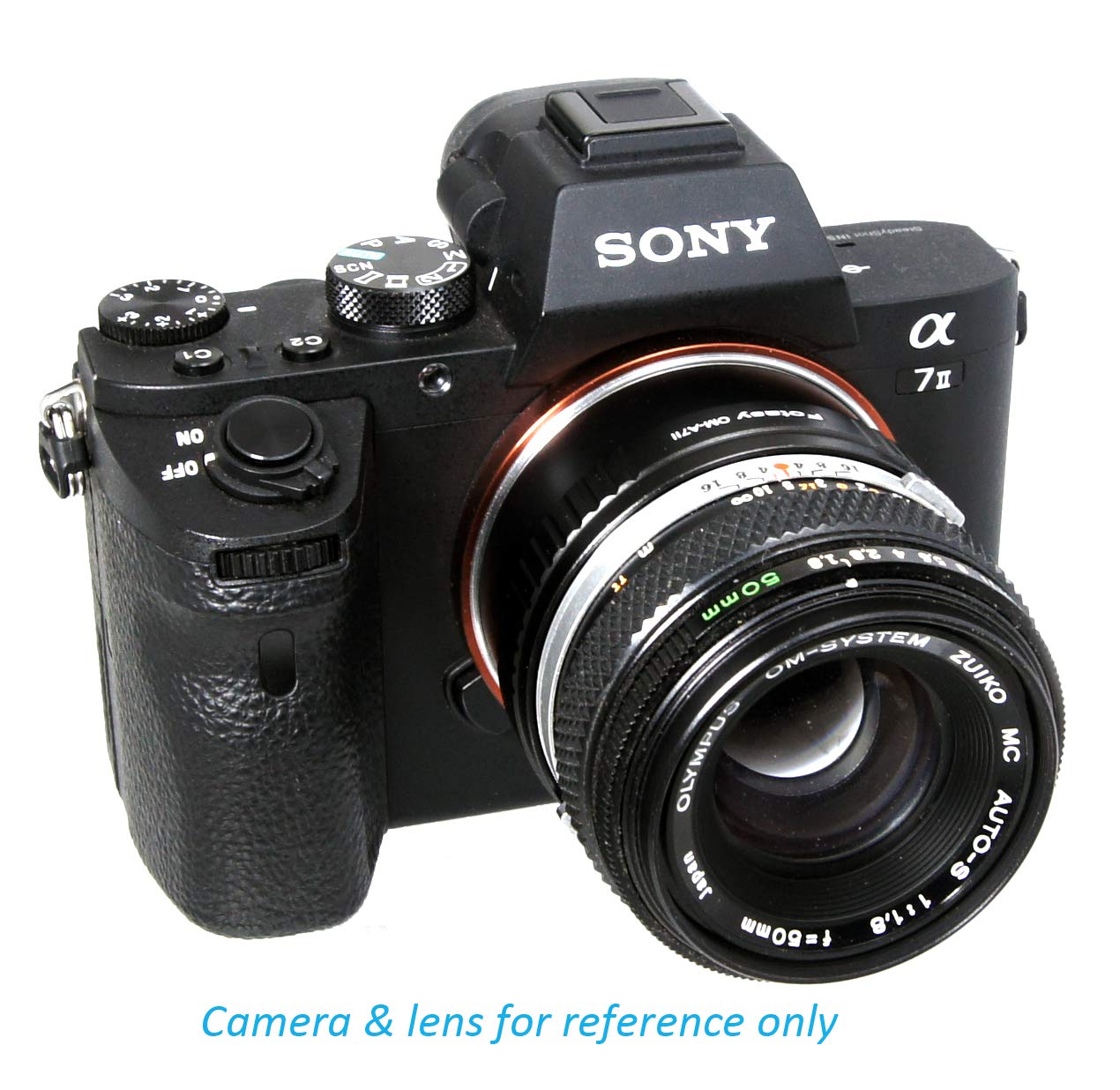 Fotasy Olympus Om Lens To E Mount Adapter, Om Fe Adapter, Om Adapter To Fe Mount, Compatible With Sony A7 A7R A7S Ii Iii Iv A9 A