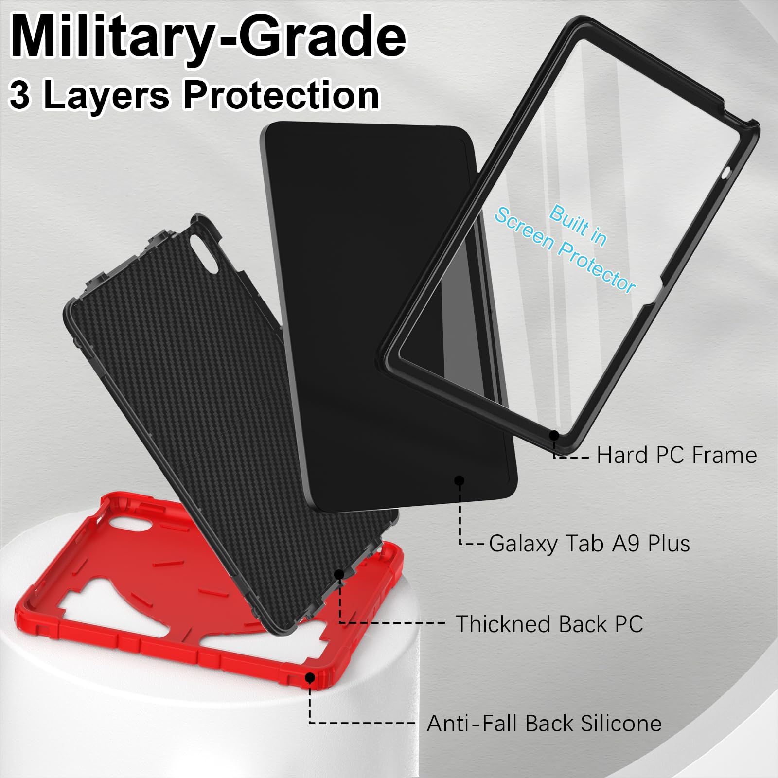 Nitupai Case For Ipad 10Th Generation Case For Kids Ipad Case 10Th Generation 10.9 Inch 10Th Gen Case Pen Holder Screen Protecto