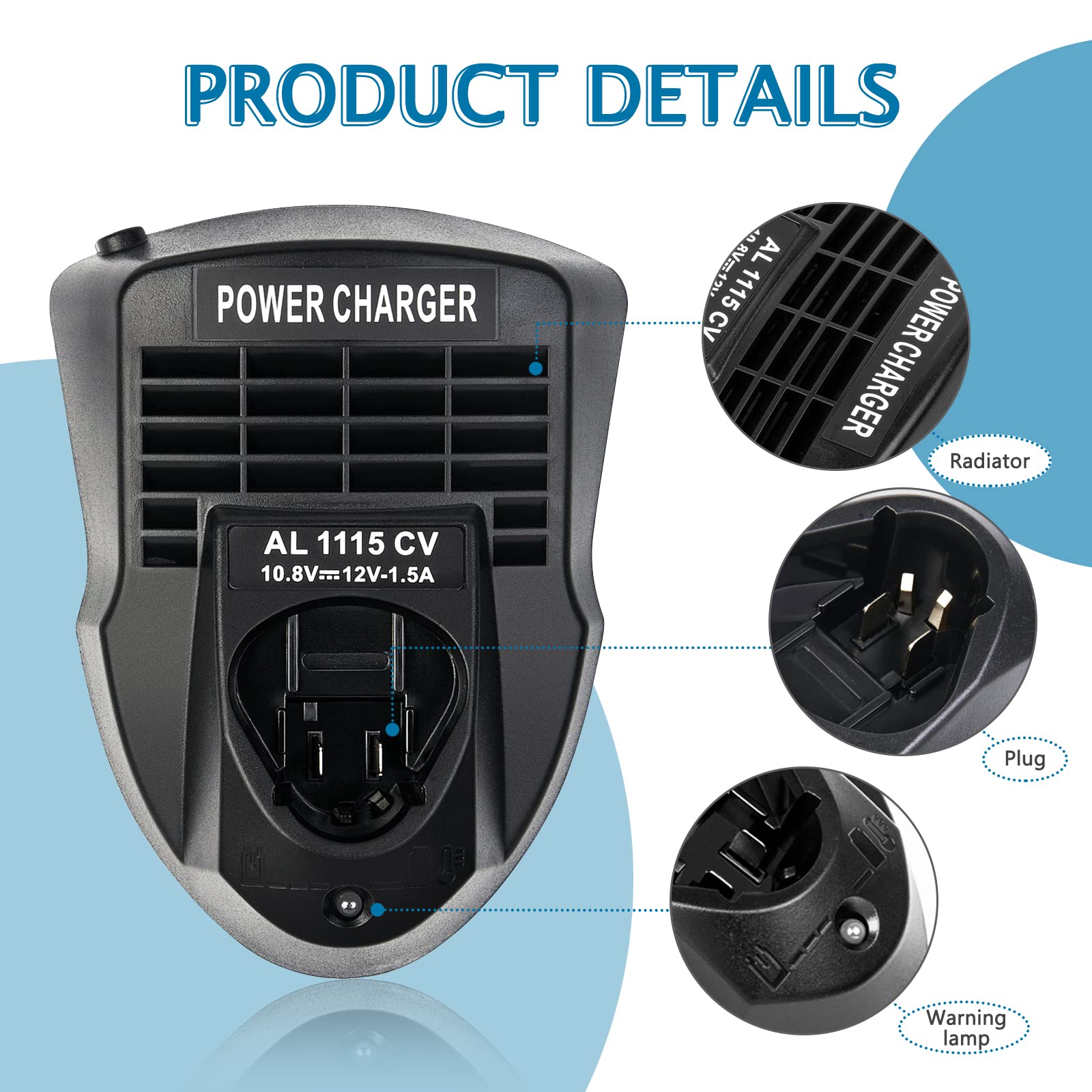 Li Ion Battery Charger Bc330 For Bosch 12V Bat411,Bat412A,Bc430 Bc330 2 607 336 996 10.8V 12V Lithium Ion Batteries Al1115Cv Ele