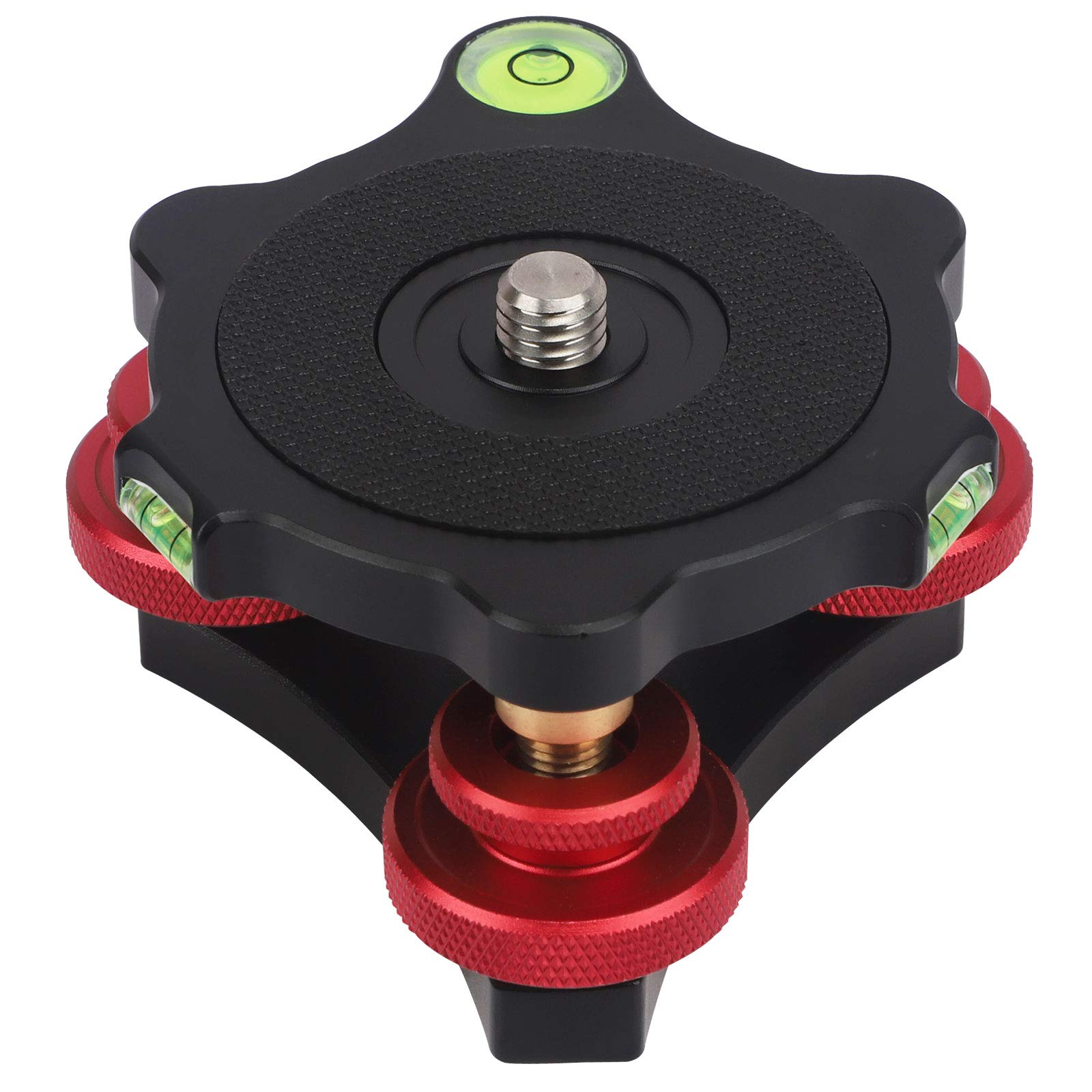 Tripod Leveler Stand With +/ 5 Degree Precision Adjustment Bracket For Panoramic Head Ball Head Video Head And Tripod