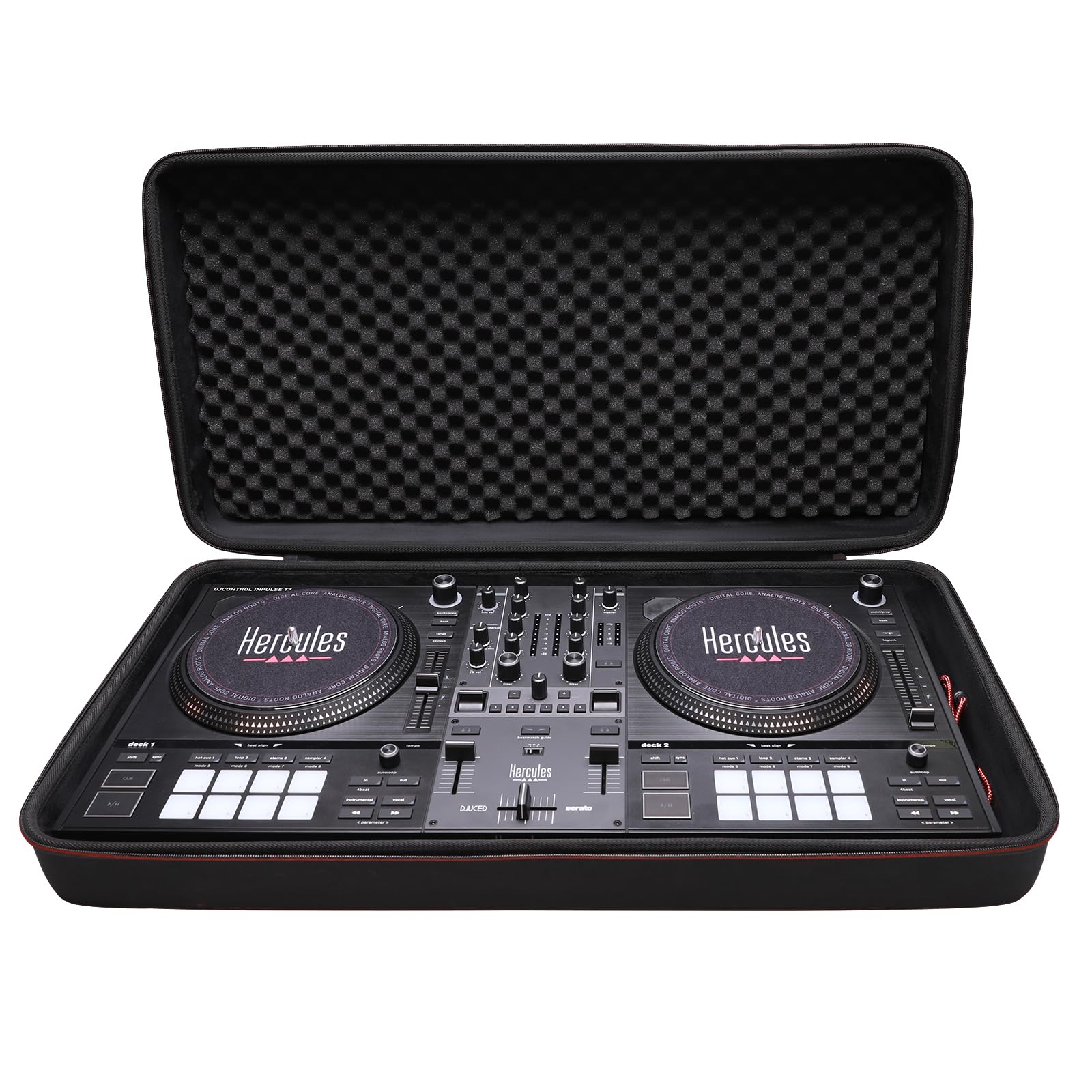 Ltgem Eva Hard Case Compatible With Rane One, Pioneer Dj Ddj-1000 Or Ddj-Flx10 Or Ddj-Flx6-Gt, Hercules Inpulse T7 2 Deck Protec
