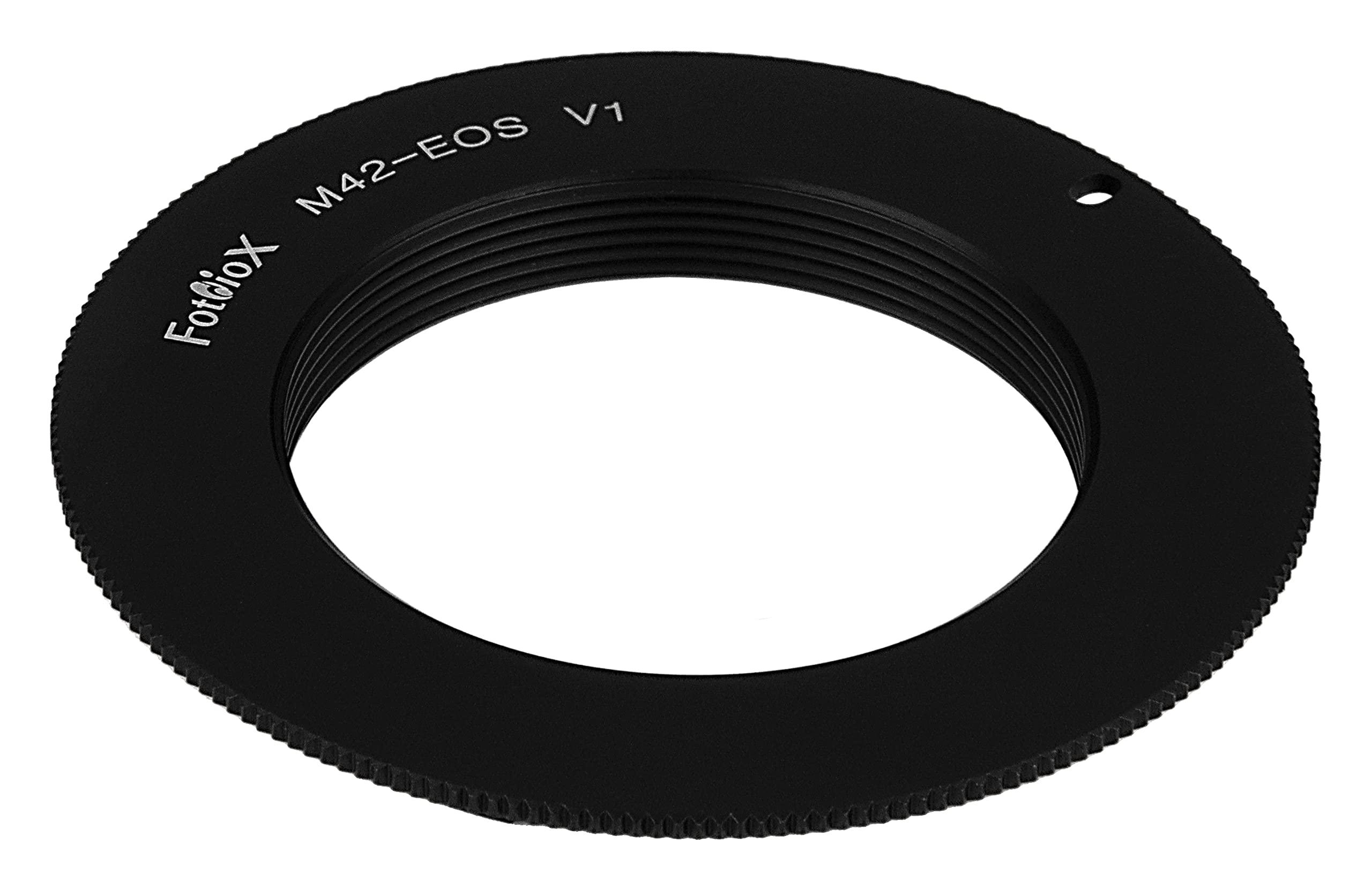 Fotodiox Lens Mount Adapter - Compatible With Black M42 (42Mm X1 Thread Mount) Lens To Canon Eos (Ef, Ef-S) Mount D/Slr Cameras