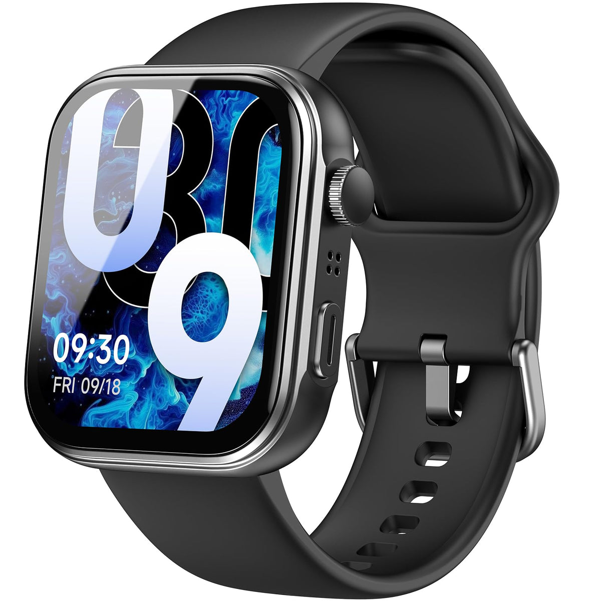 Tozo Amoled S6 Smart Watch 1.85'' Ultra Clear Screen Dynamic Faces Bluetooth Call,100+ Sports Modes Fitness Activity Tracker Wit