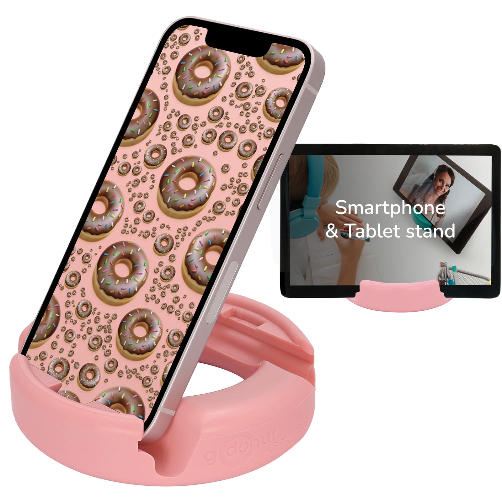 Godonut   Phone Stand Original   Cell Phone Holder + Tablet Stand Desk Organizer   Compatible With Tablet, Iphone 16 15 14 Pro M