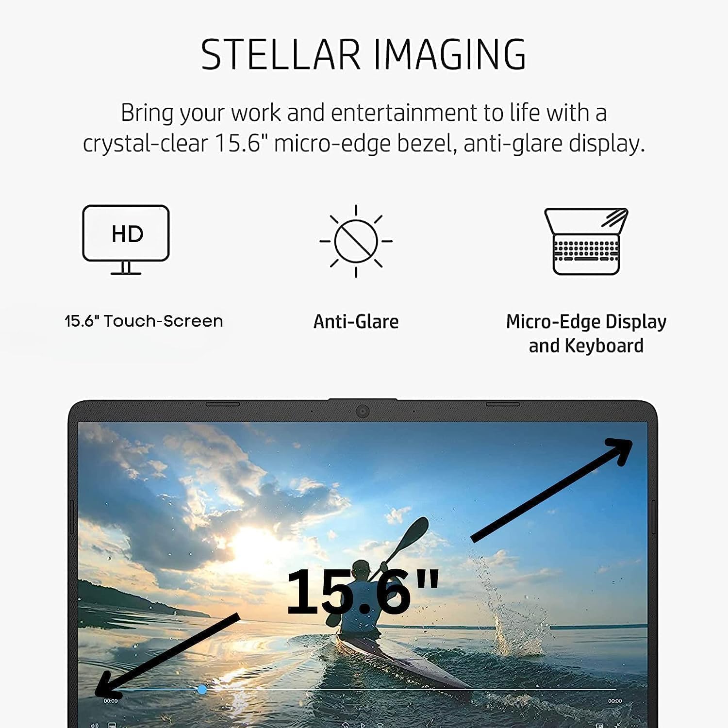 Hp Touchscreen Business Laptop Newest, 15.6 Hd Touch Display, Intel 6 Cores I3-1215U Beats I5-1135G7, 16Gb Ram, 1Tb Ssd, Long Ba