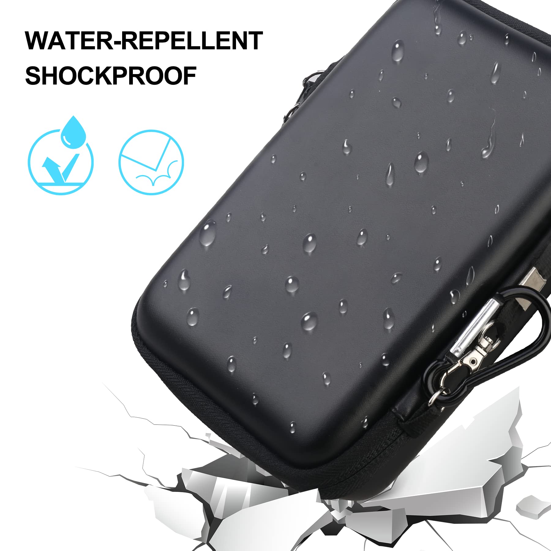 Lacdo Hard Drive Carrying Case For Sandisk Professional G Drive Armoratd   Rugged Portable External Hard Drive Hdd Usb C Usb 3.2