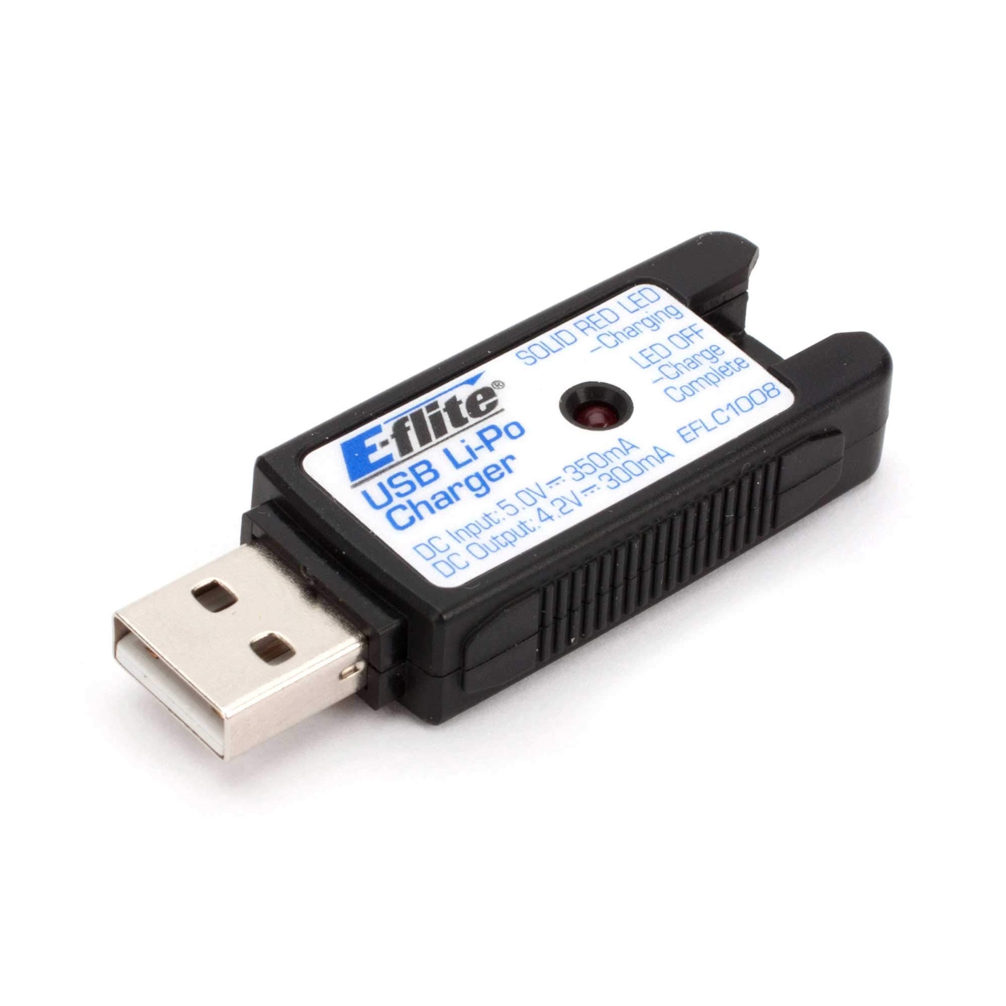 E Flite 1S Usb Li Po Charger 300Ma Eflc1008 Replacement Helicopter Parts