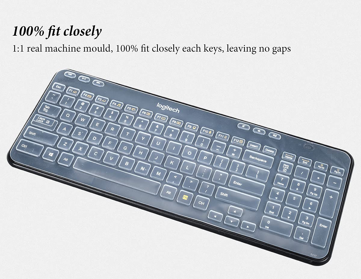 Keyboard Cover Skin For Logitech Wireless Mk360 Keyboard/Logitech K360 Keyboard, Logitech Mk360 K360 Keyboard Protector Accessor