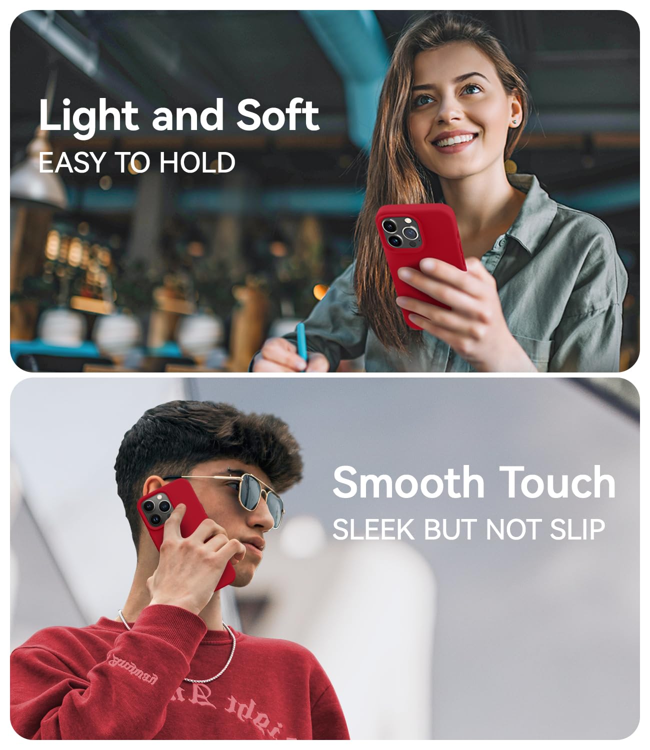 Aotesier Magnetic For Iphone 13 Pro Max Phone Case, [Compatible With Magsafe][Military Shockproof Protection] Silicone Case With