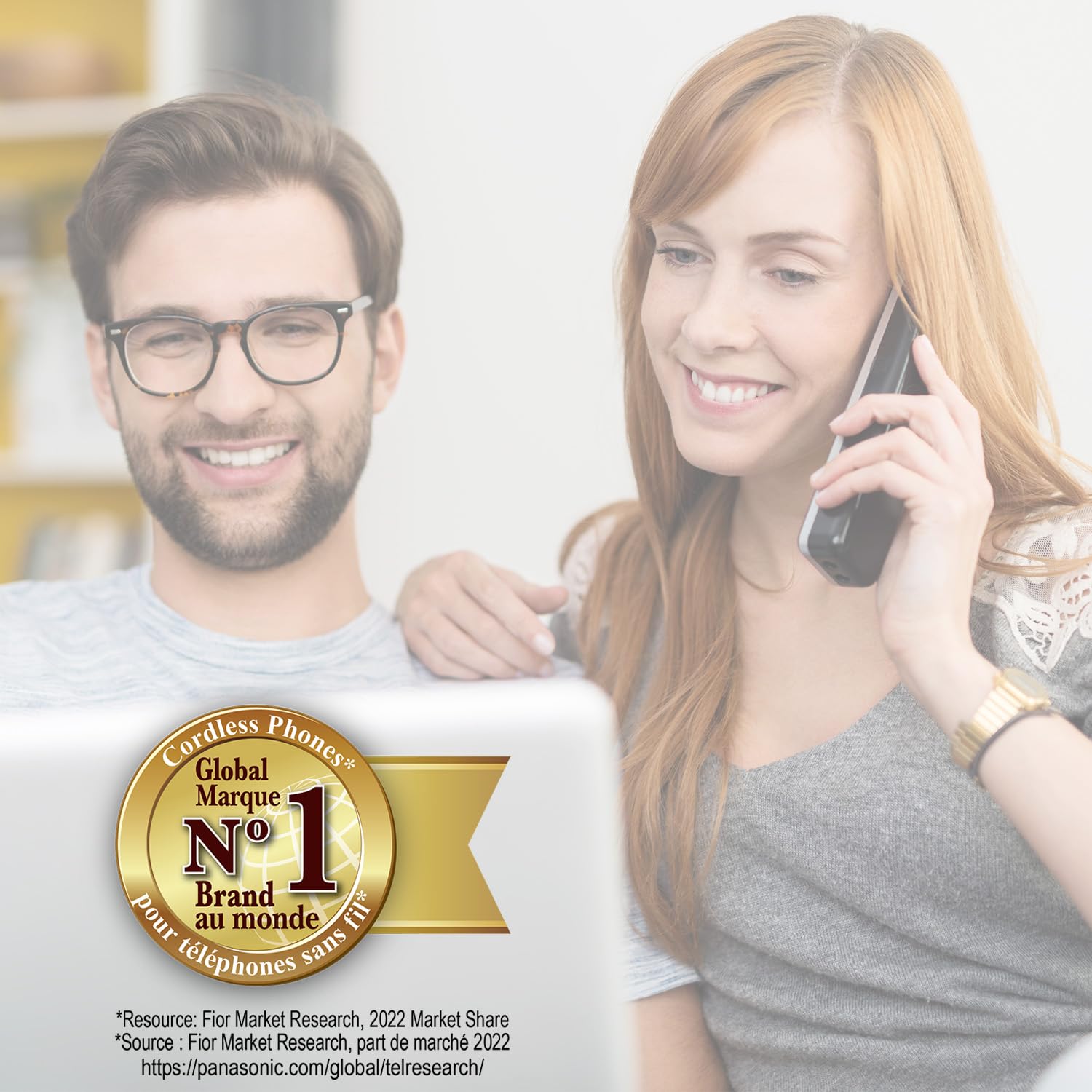 Panasonic Kxtgd392B Dect 6.0 Expandable Digital Cordless Answering System 2 Handset, 2.4