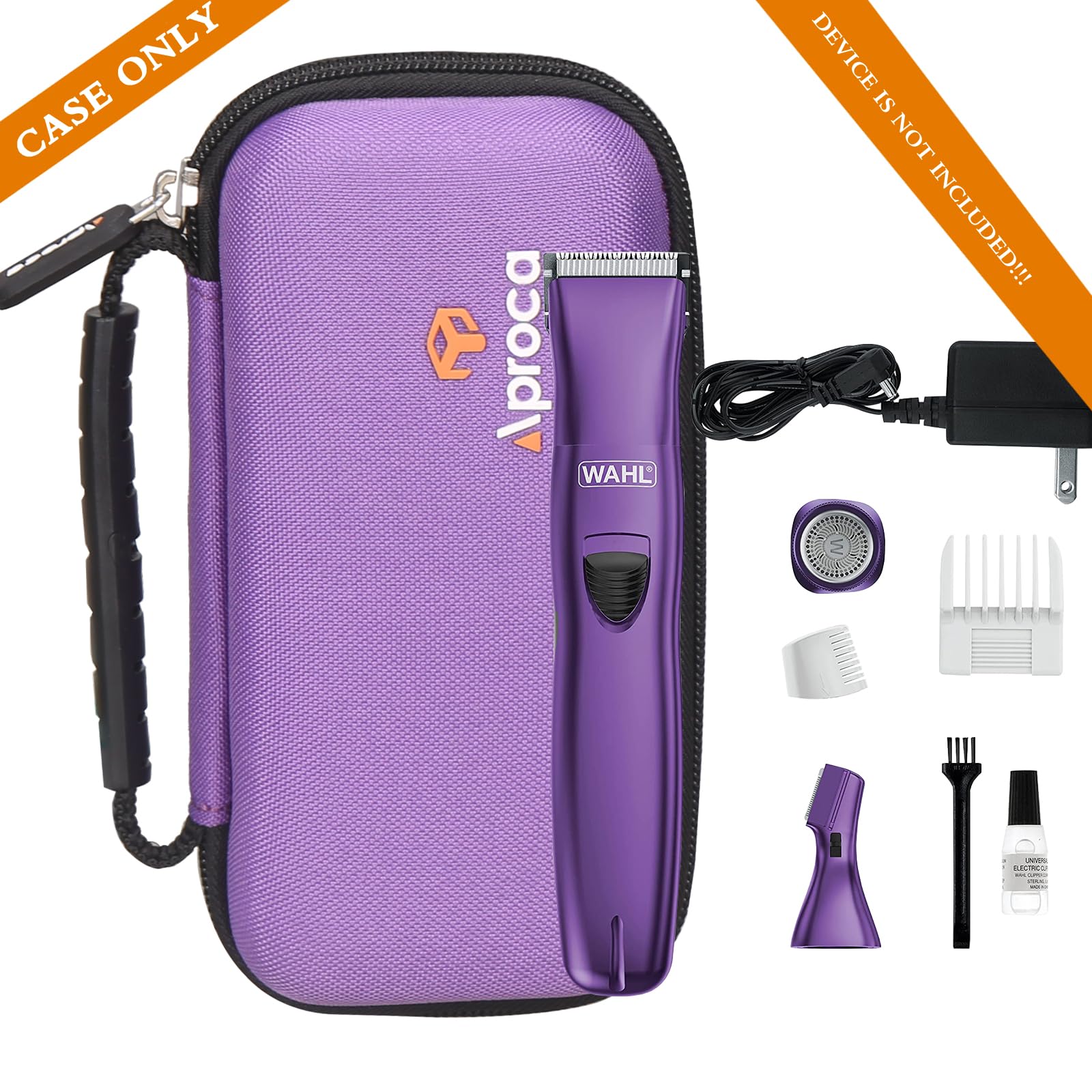 Aproca Hard Travel Storage Case, For Wahl Pure Confidence Rechargeable Electric Trimmer And Accessories