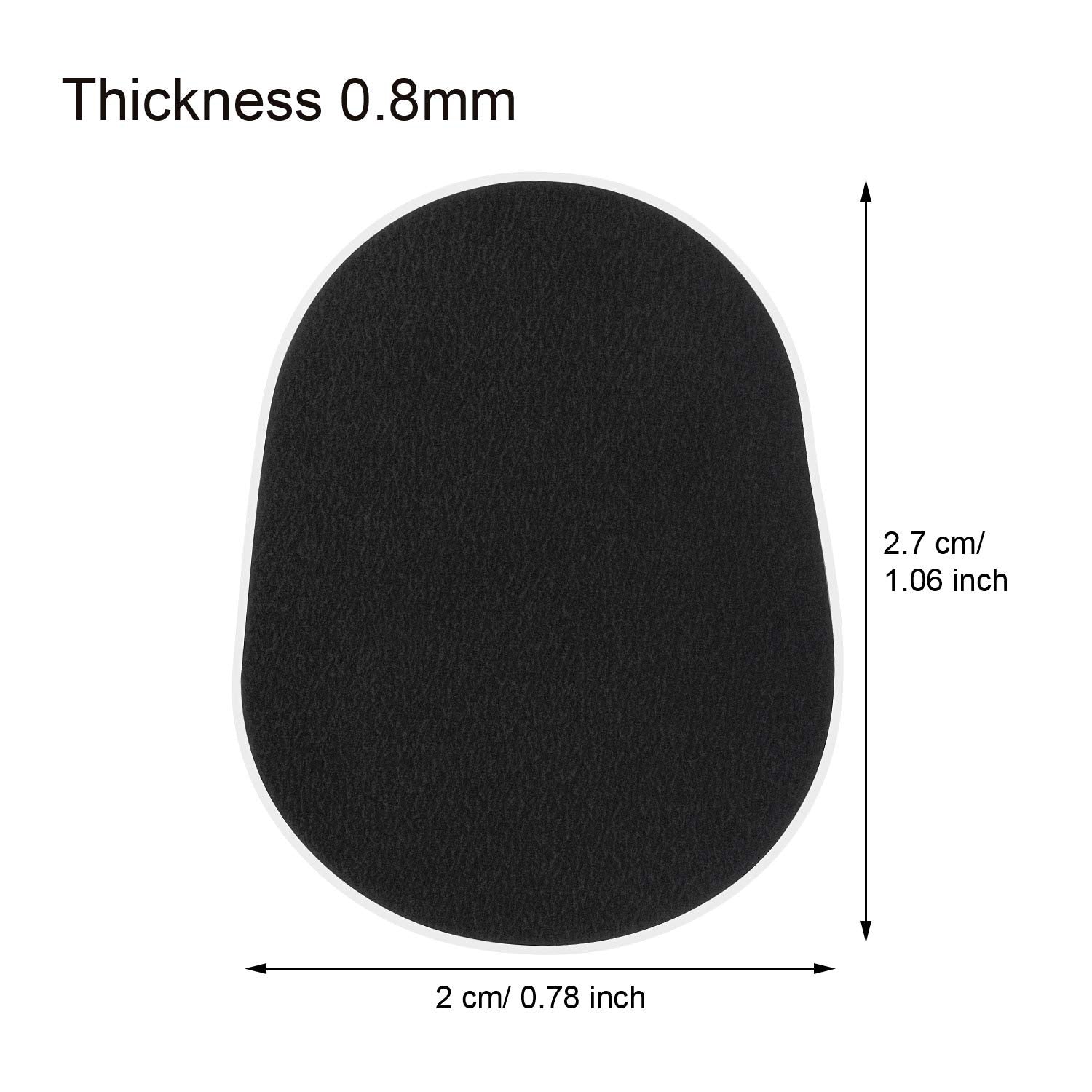 Boao 32 Pieces Saxophone Mouthpiece Cushion 0.8 Mm Alto Tenor Saxophone And Clarinet Mouthpiece Pads Patches Accessories For Beg