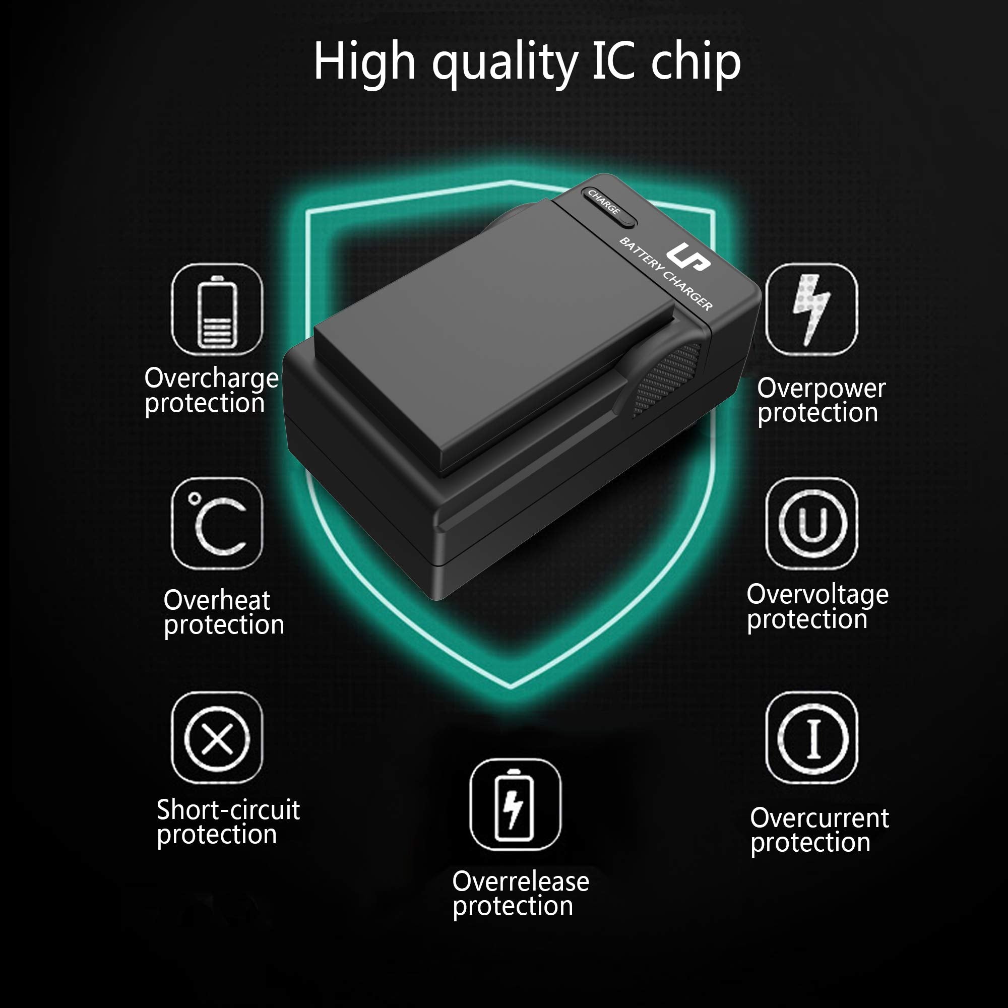 En El9 En El9A Battery Charger Pack, Lp Charger Pack Compatible With Nikon D40, D40X, D60, D3000, D5000 Cameras, Replacement For