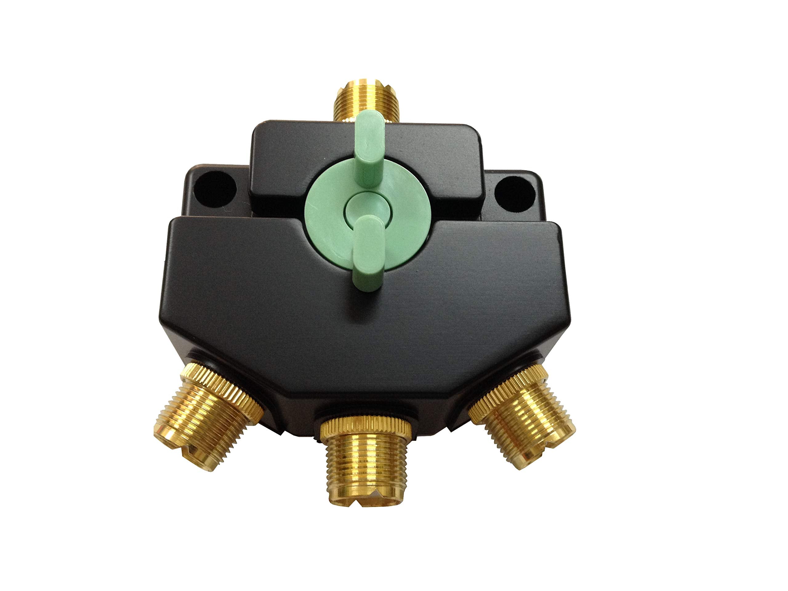 Anteenna Tw 103 3 Position Coaxial Switch For 144/440Mhz Ham Cb Or Hf/Vhf/Uhf Radio Uhf Female (So 239) Connector Plated Golden