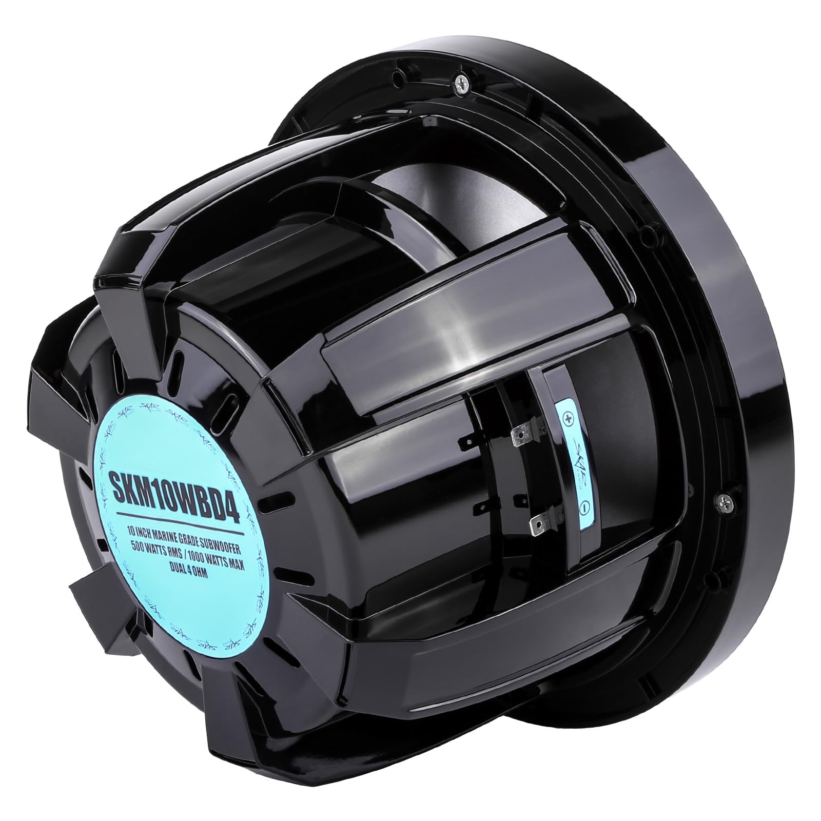 Skar Audio Skm10Wbd4 10 1000W Max Power Dual 4 Ohm Marine Subwoofer (Black)