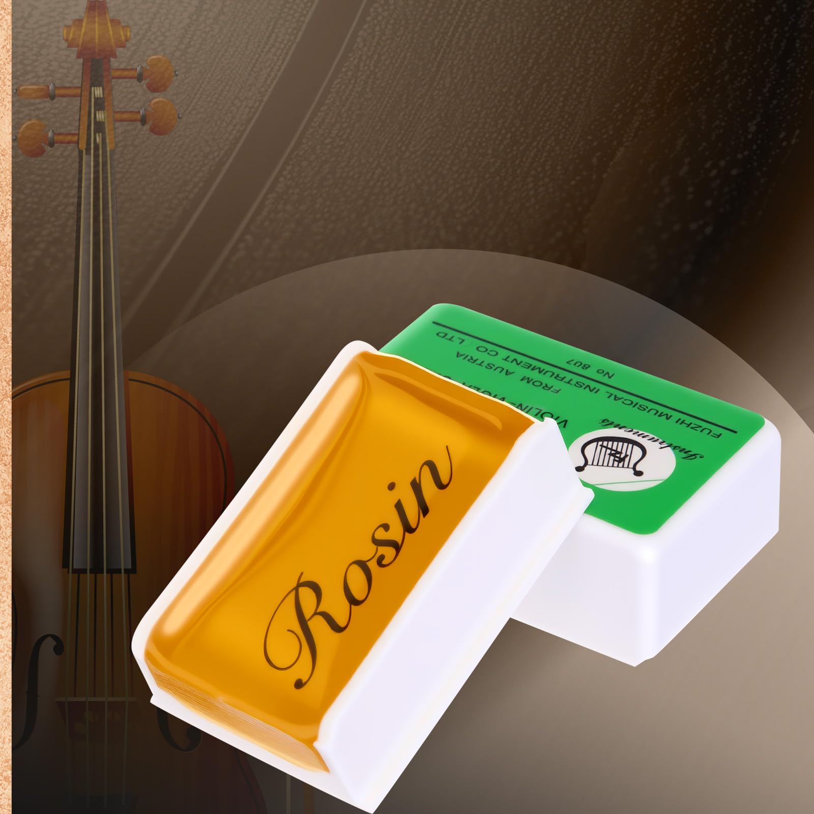 Boao 12 Pcs Rosin Natural For Violin Cello Viola Rosin Light Low Dust For Bows String Music Instrument Accessory