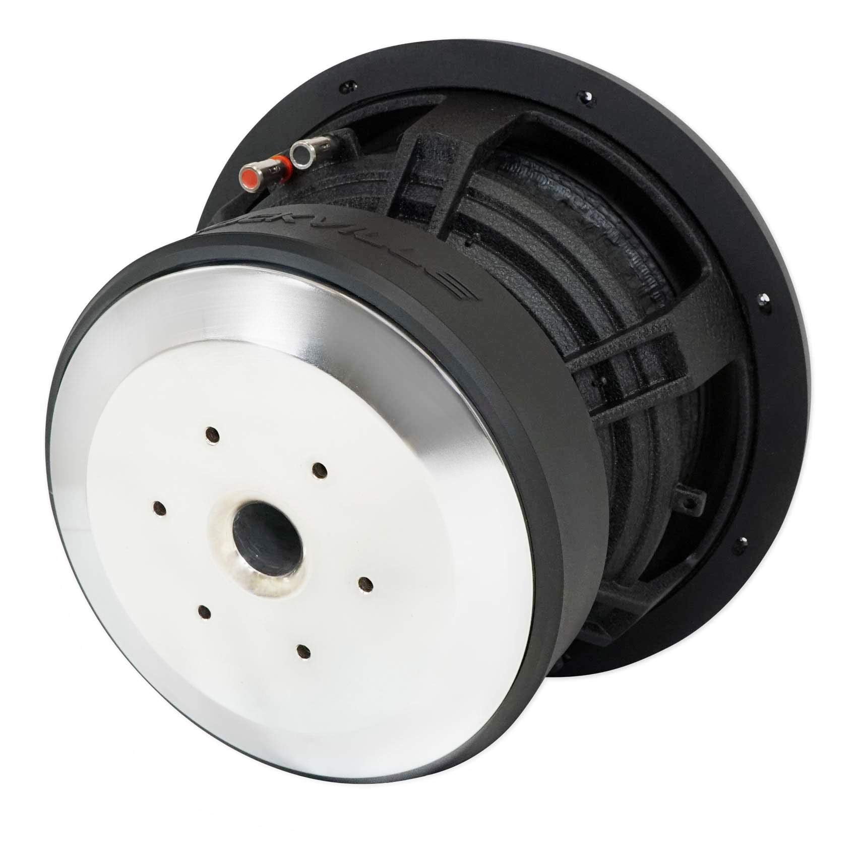 Rockville Punisher 12D1 12 Car Subwoofer, 5600W Peak/1400W Rms Cea Rated, Dual 1-Ohm, 246 Oz Magnet, Cast Aluminum Basket, Compe