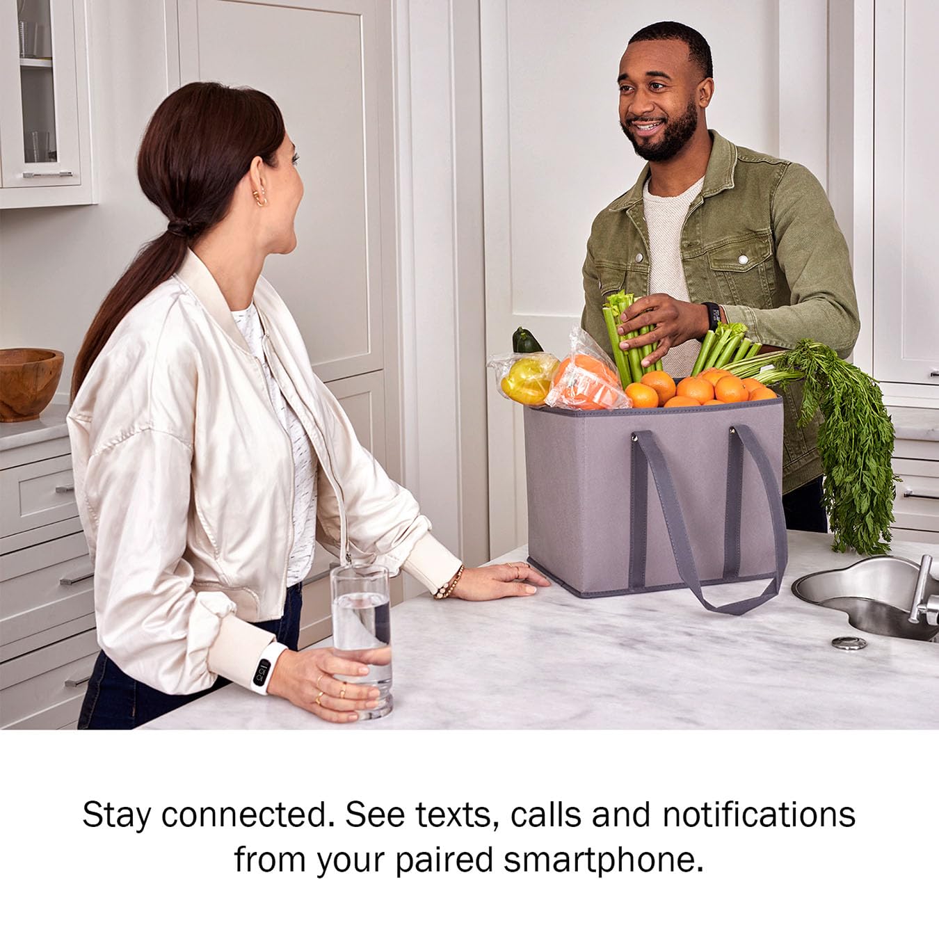 Garmin Vivosmart 5 Fitness Tracker | Long-Lasting Battery, Wrist Heart Rate, Sleep Tracking, Smart Notifications, Compatible Wit