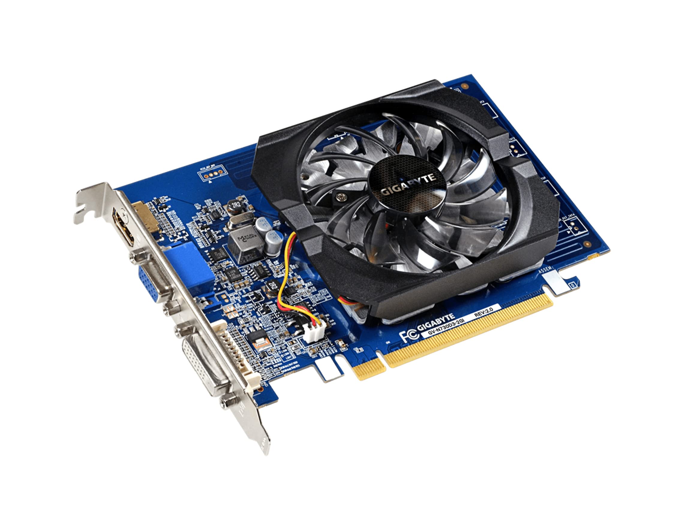 Gigabyte Geforce Gt 730 2Gb 64-Bit Ddr3, Gv-N730D3-2Gi Rev3.0 Graphic Cards