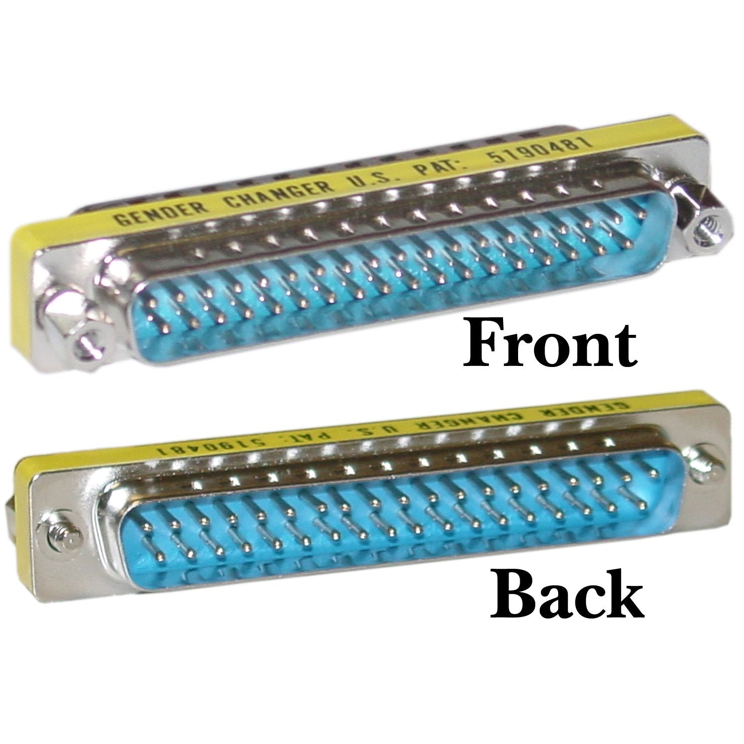 Serial Mini Gender Changer/Coupler, Db37 Male To Db37 Male