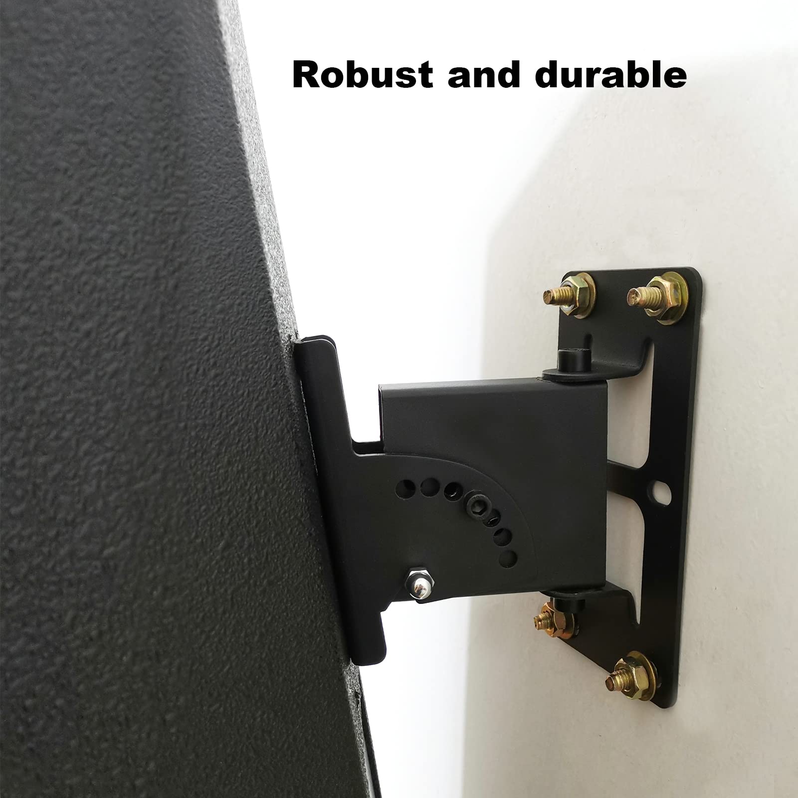 Howonder My 26 Speaker Wall Mounts, Wall Speaker Mount Bracket Compatible With Bookshelf Speaker,Pa Speakers,Column Speakers (2