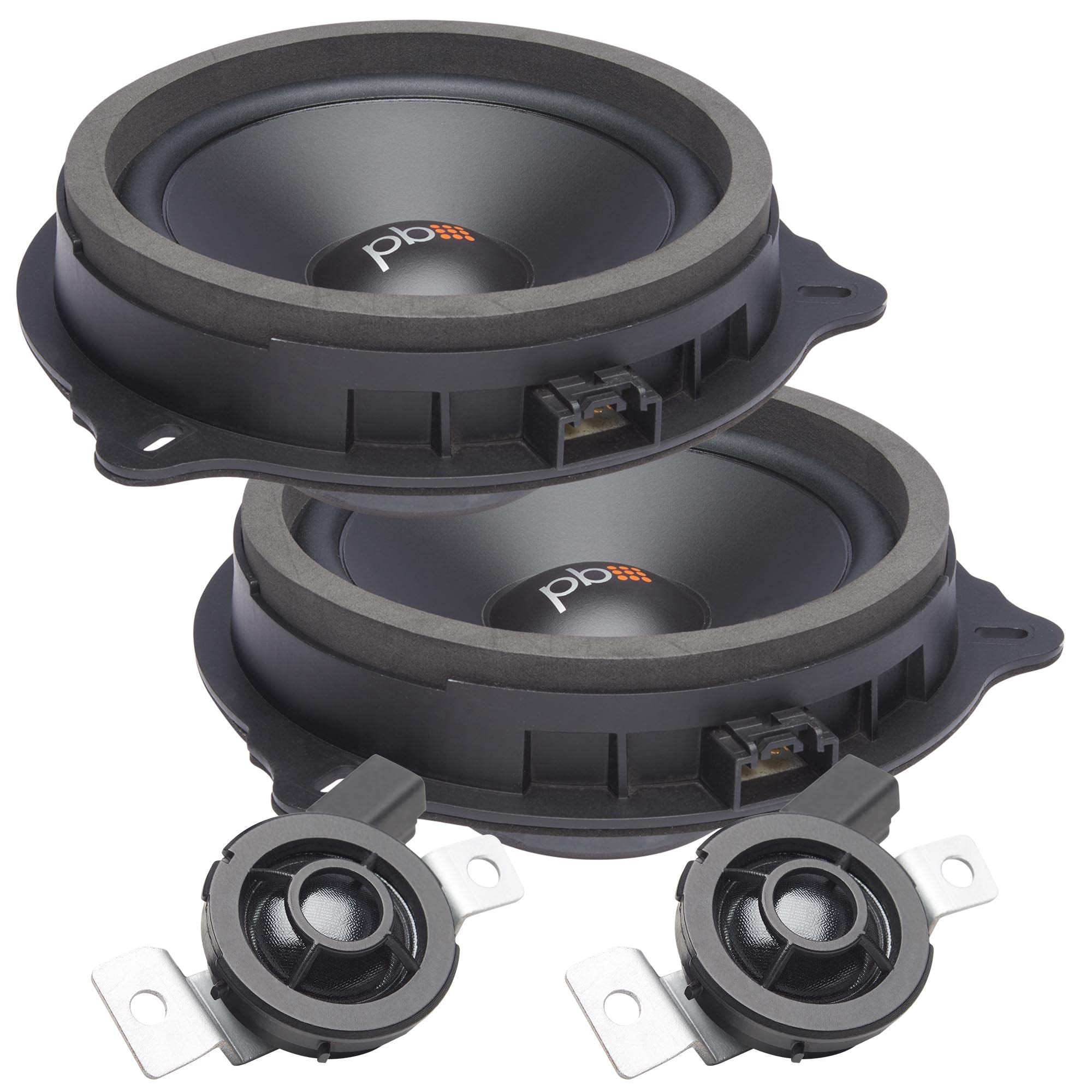 Powerbass Oe65C Fd   6.5' Ford Oem Replacement Component Speakers   Pair