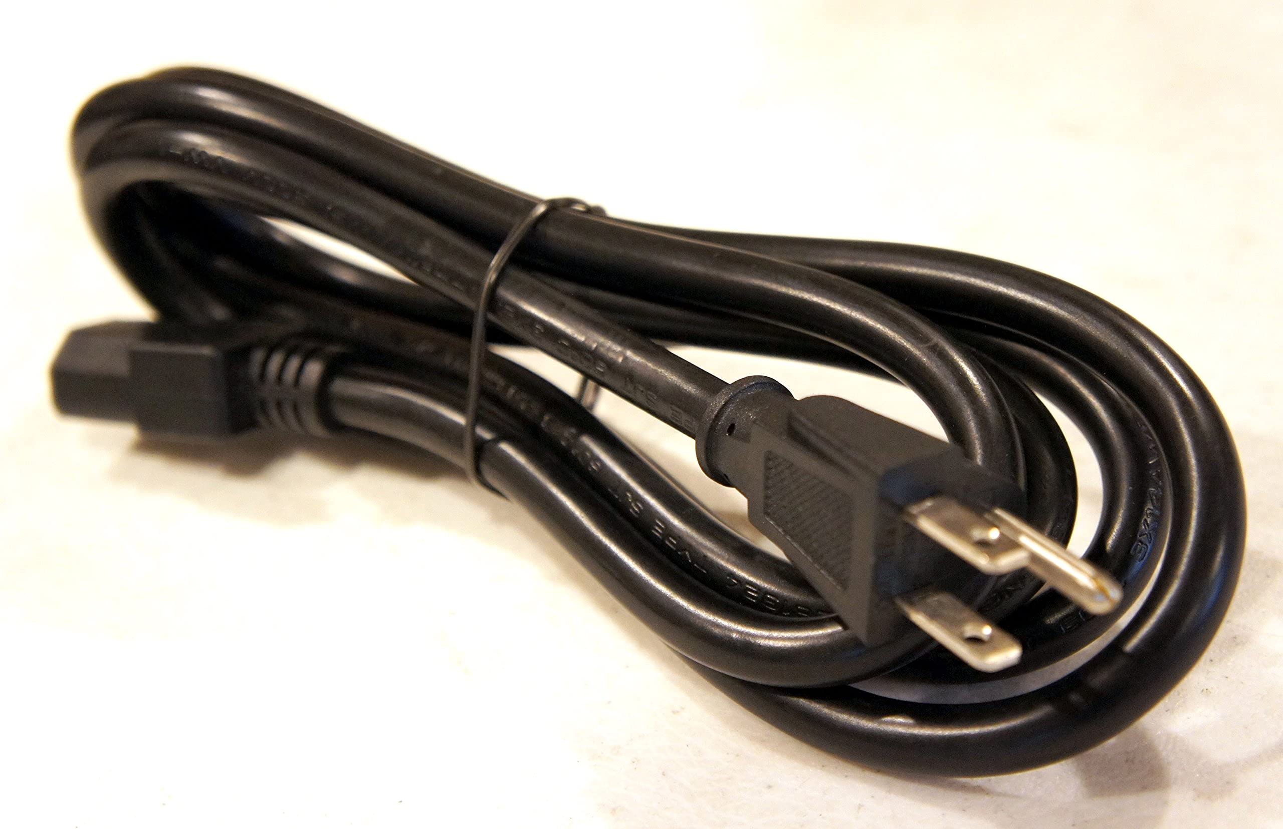 Heavy Duty 6 Foot 14 Awg Ac 3 Prong Power Cord For Guitar Amplifier Musical Amp Pc And More